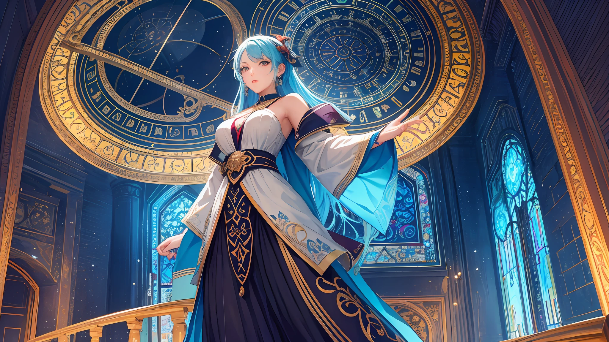 (masterpiece, top quality, best quality,official art, beautiful and aesthetic:1.2),(1girl:1.3), 1girl BREAK stained glass art, colored glass, lead lines, light transmission BREAK vibrant colors, intricate designs, luminous effects, spiritual ambiance