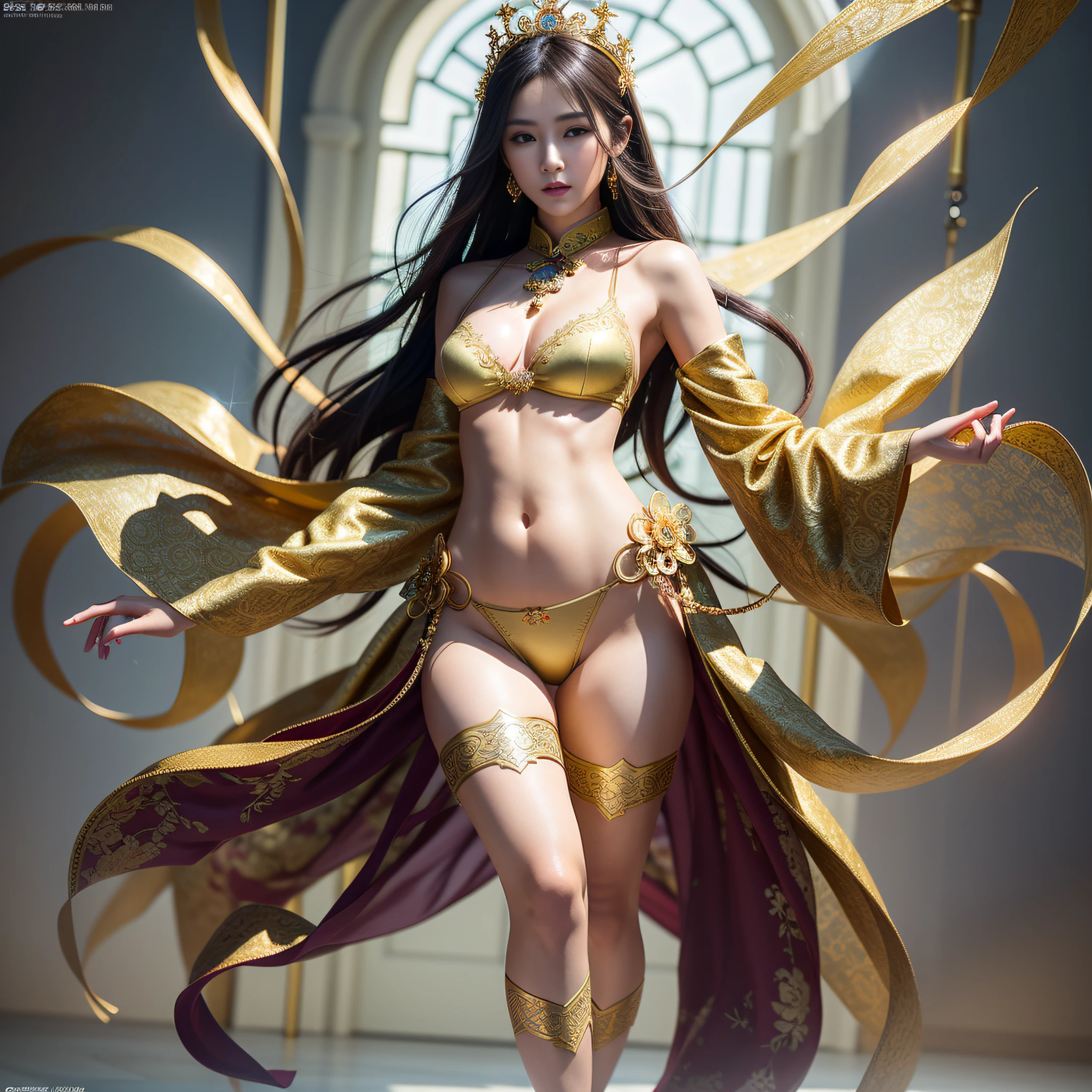 stunning character art, fan art best art station, magnificent exquisite character art, full body, standing, overed nippies, (best lighting), (super complex details), detailed eyes, beauty, real skin type, Japan beauty, cheongsam, intricate details, high resolution, subject illuminated, photorealistic realistic facial skin, Perfect facial skin, 8K, amazing beauty