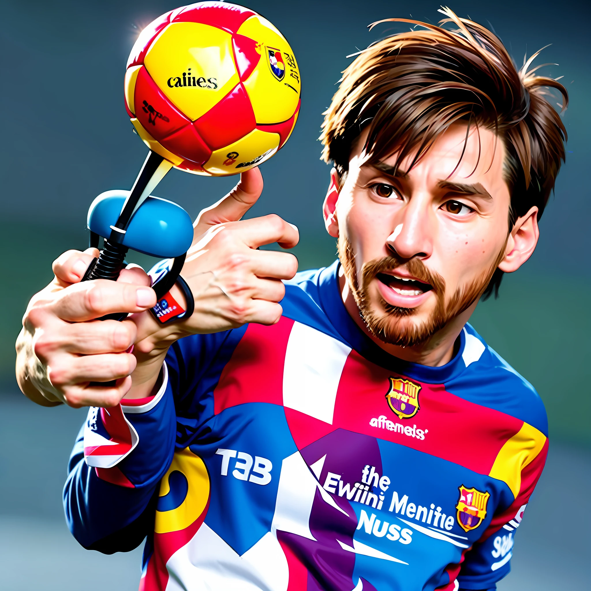 Lionel Messi cartoon
