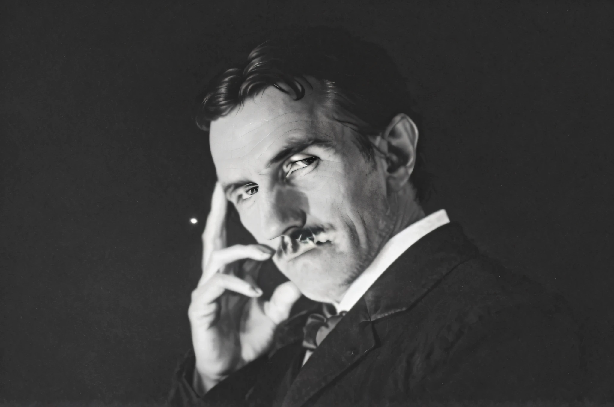 nikola tesla, masterpeice, ultra realistic, 8k ultra hd