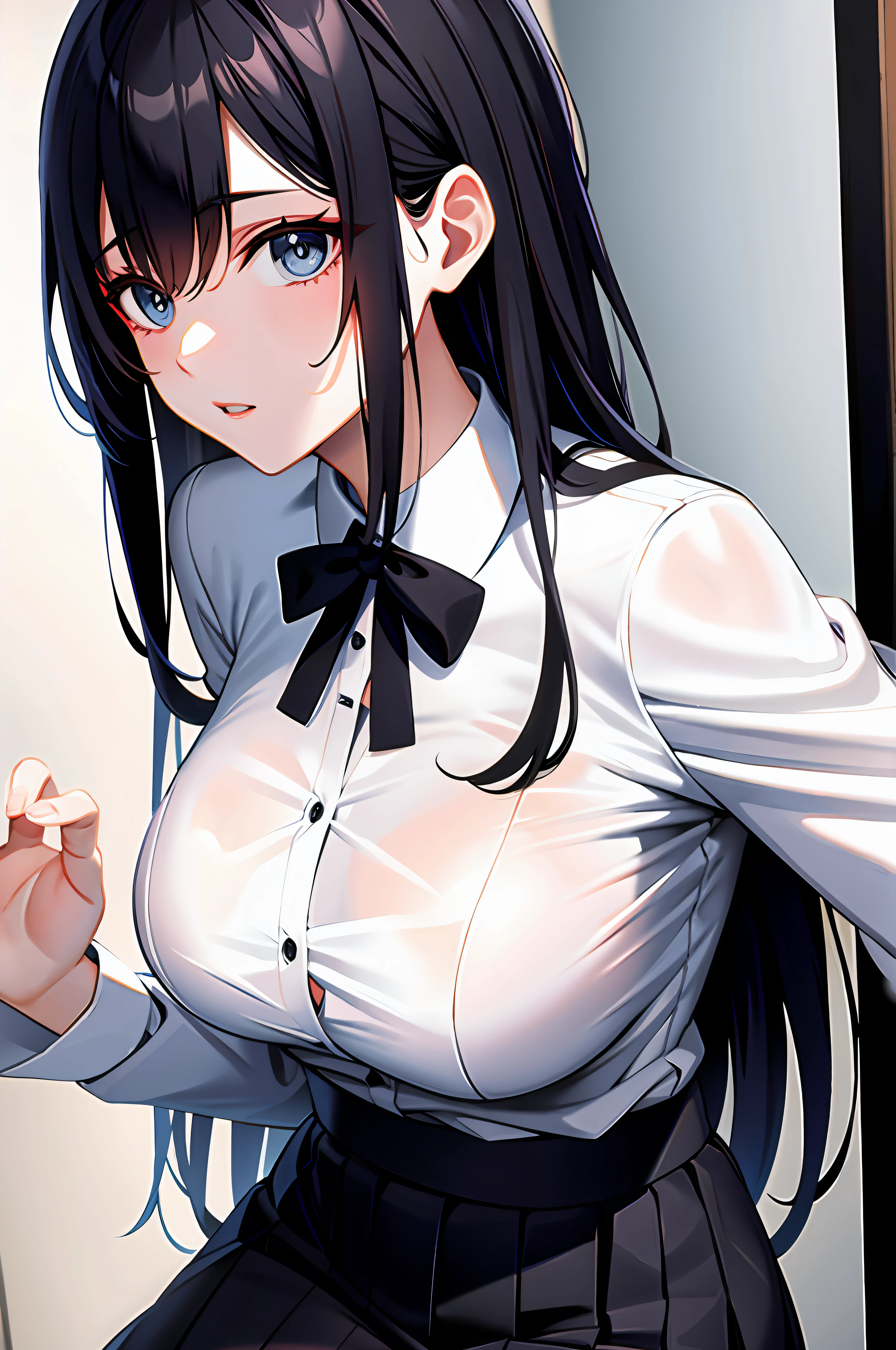 white blouse
