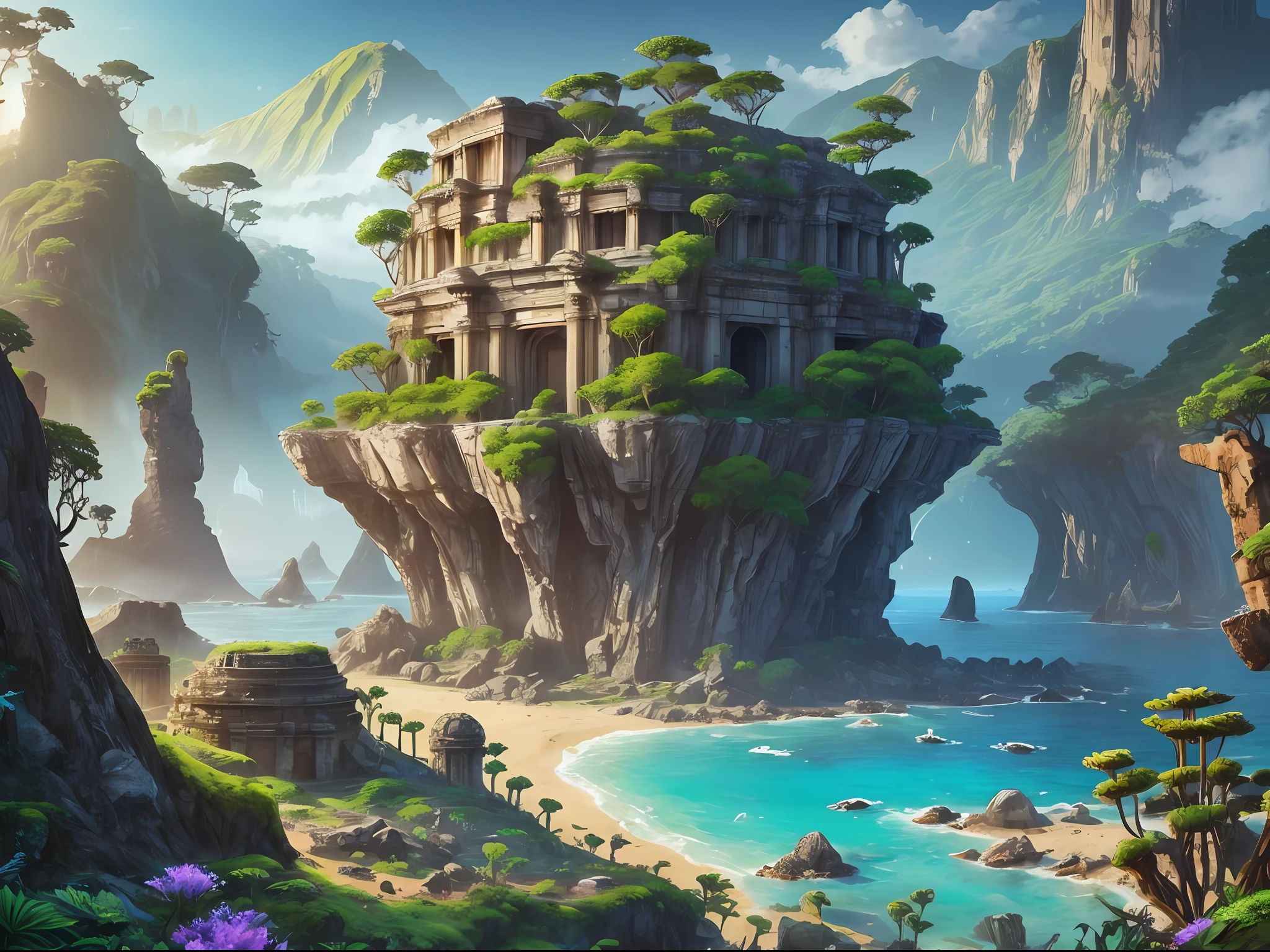 Lush, dangerous planet with ancient ruins.
Exotic flora, huge predators, and advanced tech.
Mysterious world harboring great discoveries.
Misty forests, oceans, and ancient ruins.
Treacherous planet rich in history and danger.A small, rocky planet with dense forests, vast oceans, and dangerous creatures. It holds ancient ruins with advanced technology.” --auto --s2