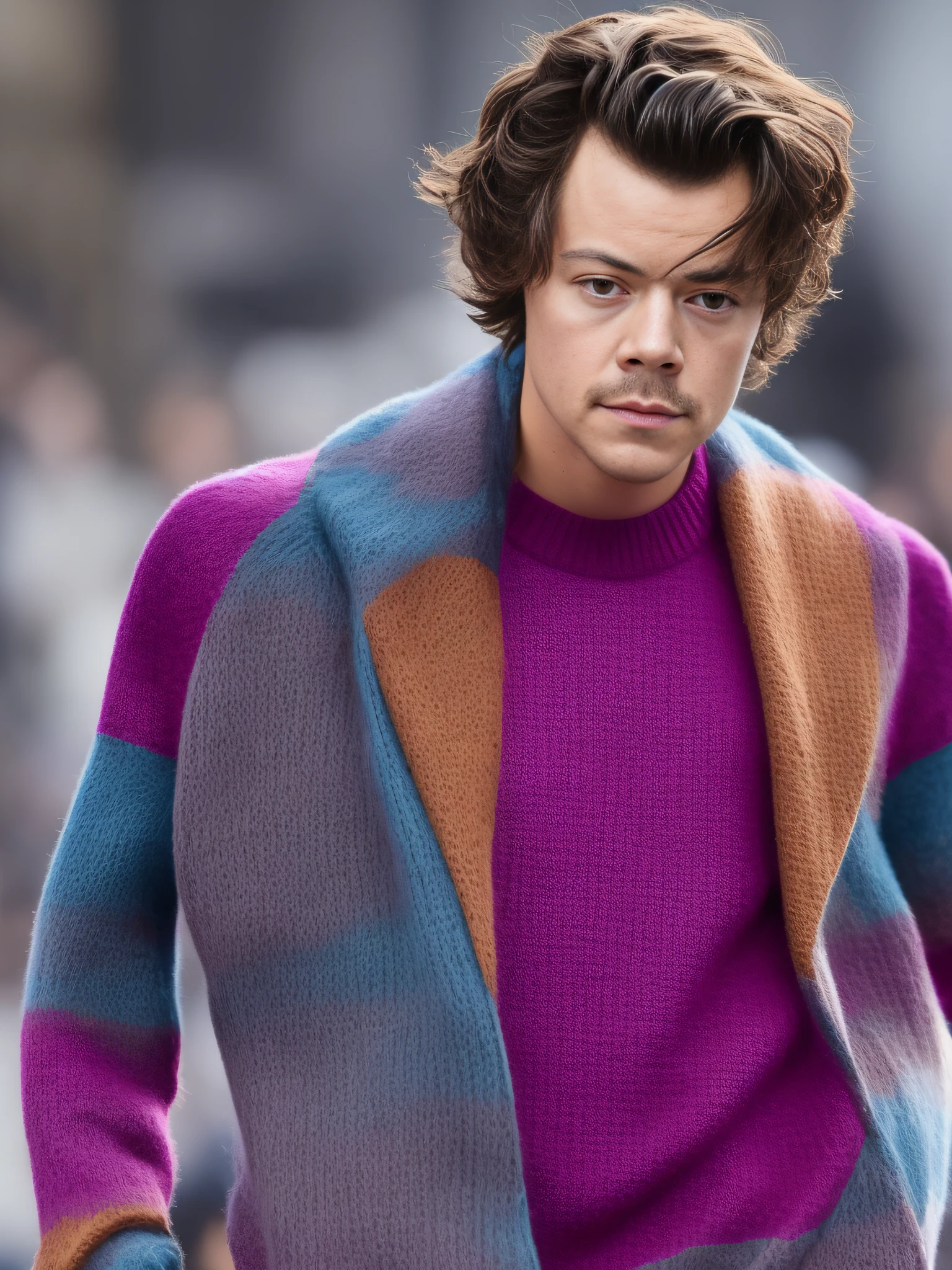 Harry Styles, fashion blockbuster, HD, sweater, bust, HD