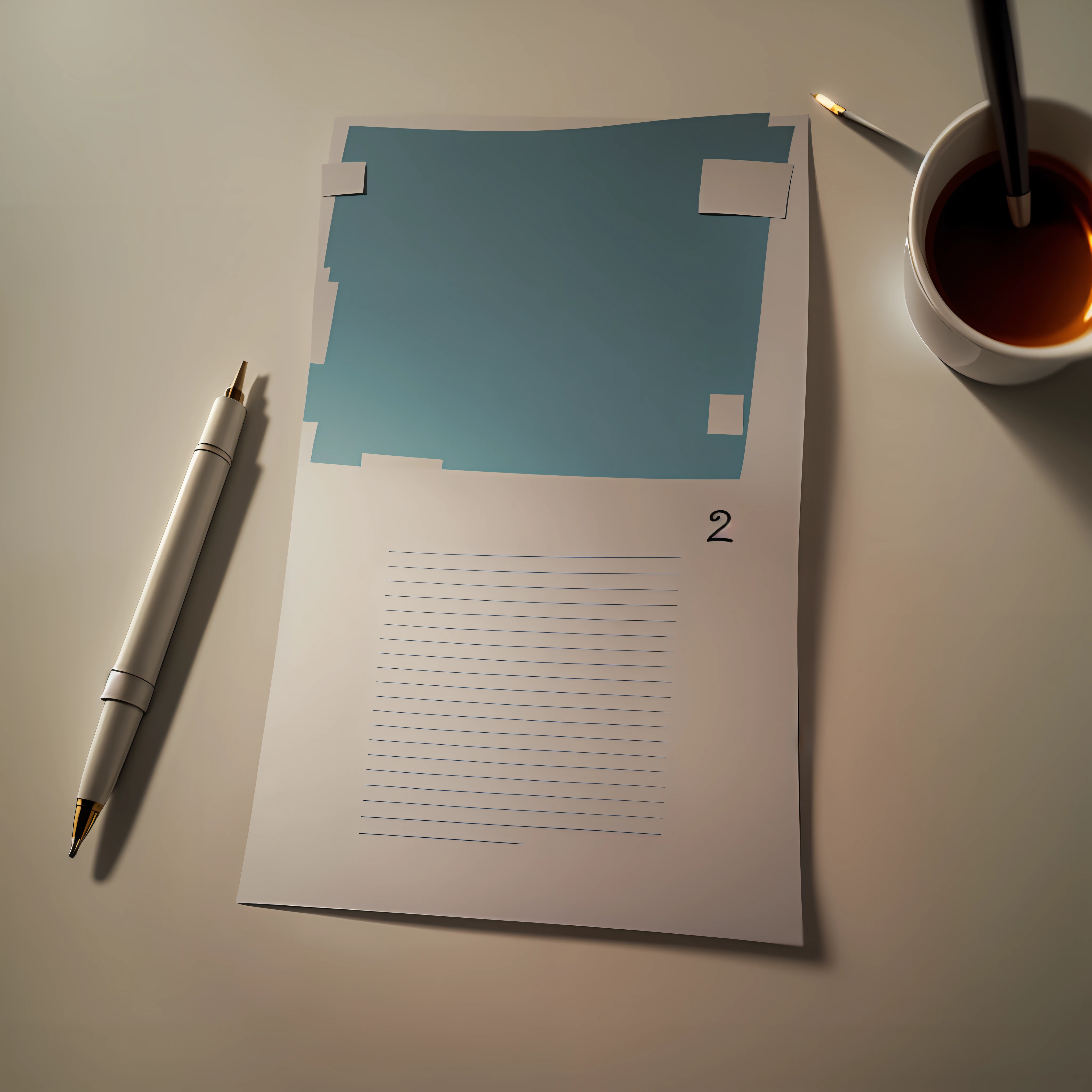 A large, empty piece of paper on which I could write as much as I wanted --auto --s2