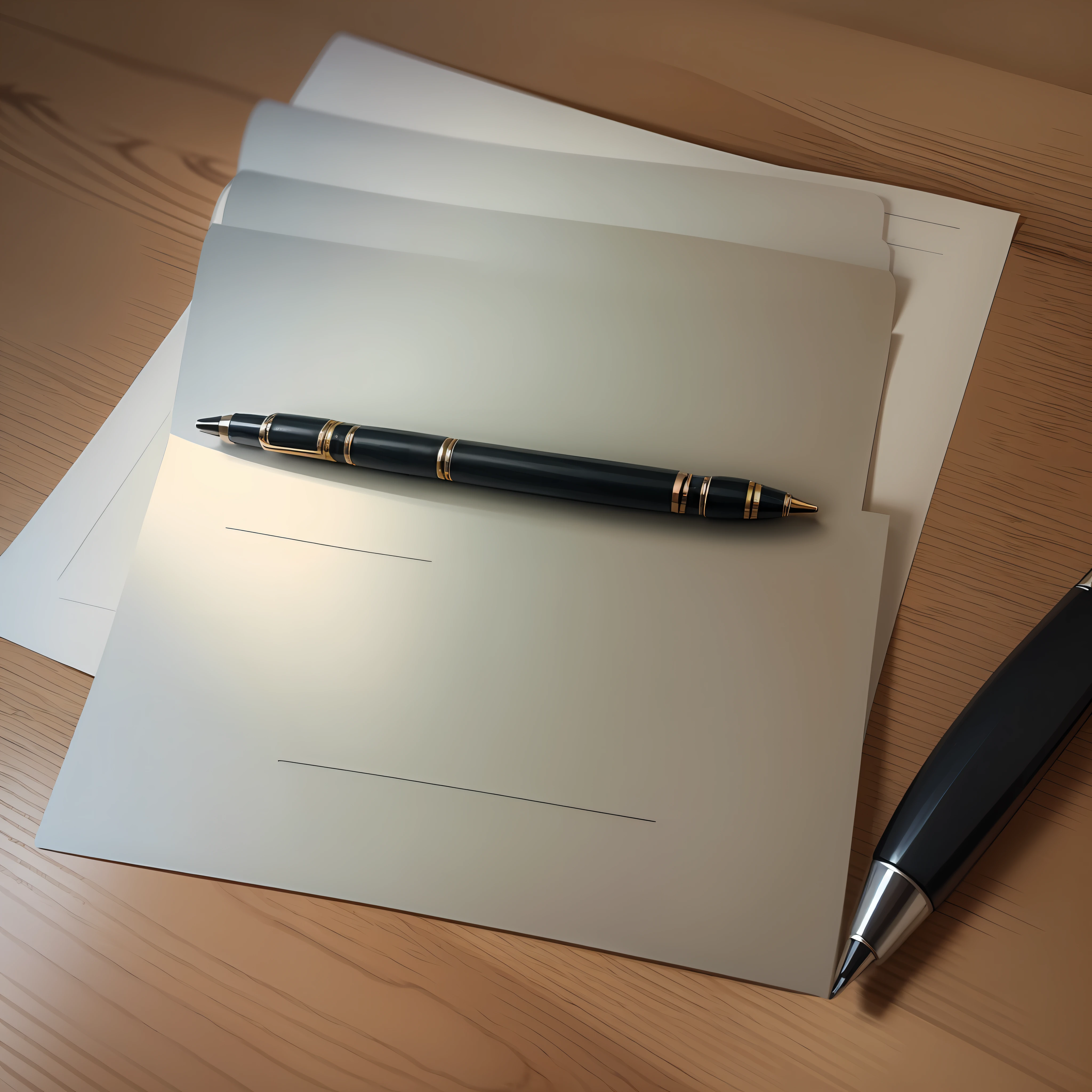 A neatly arranged piece of stationery, the stationery is large and clean, I can write letters on the stationery --auto --s2