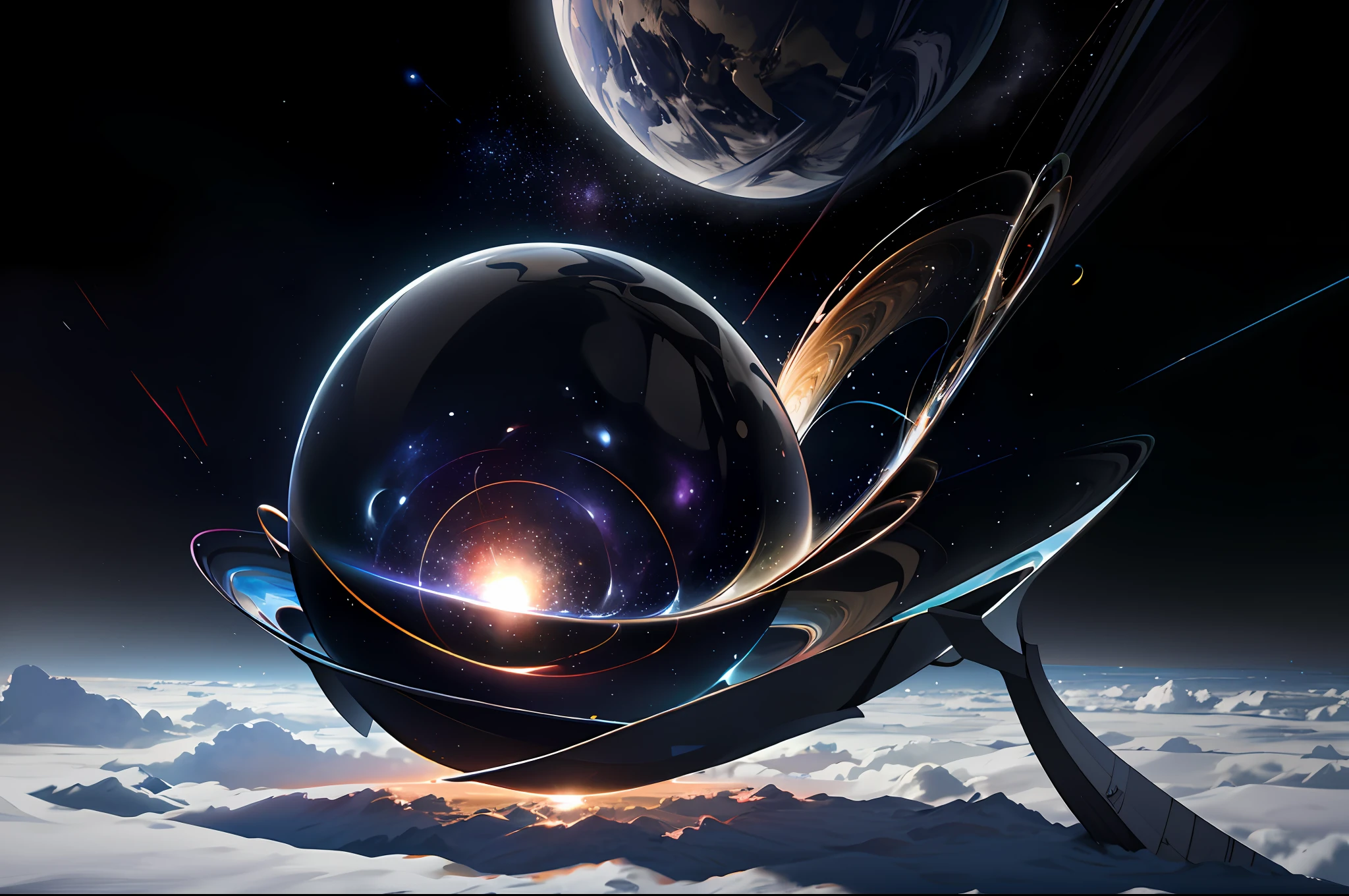 the moment of creation of the universe,8k,hyper realistic,-