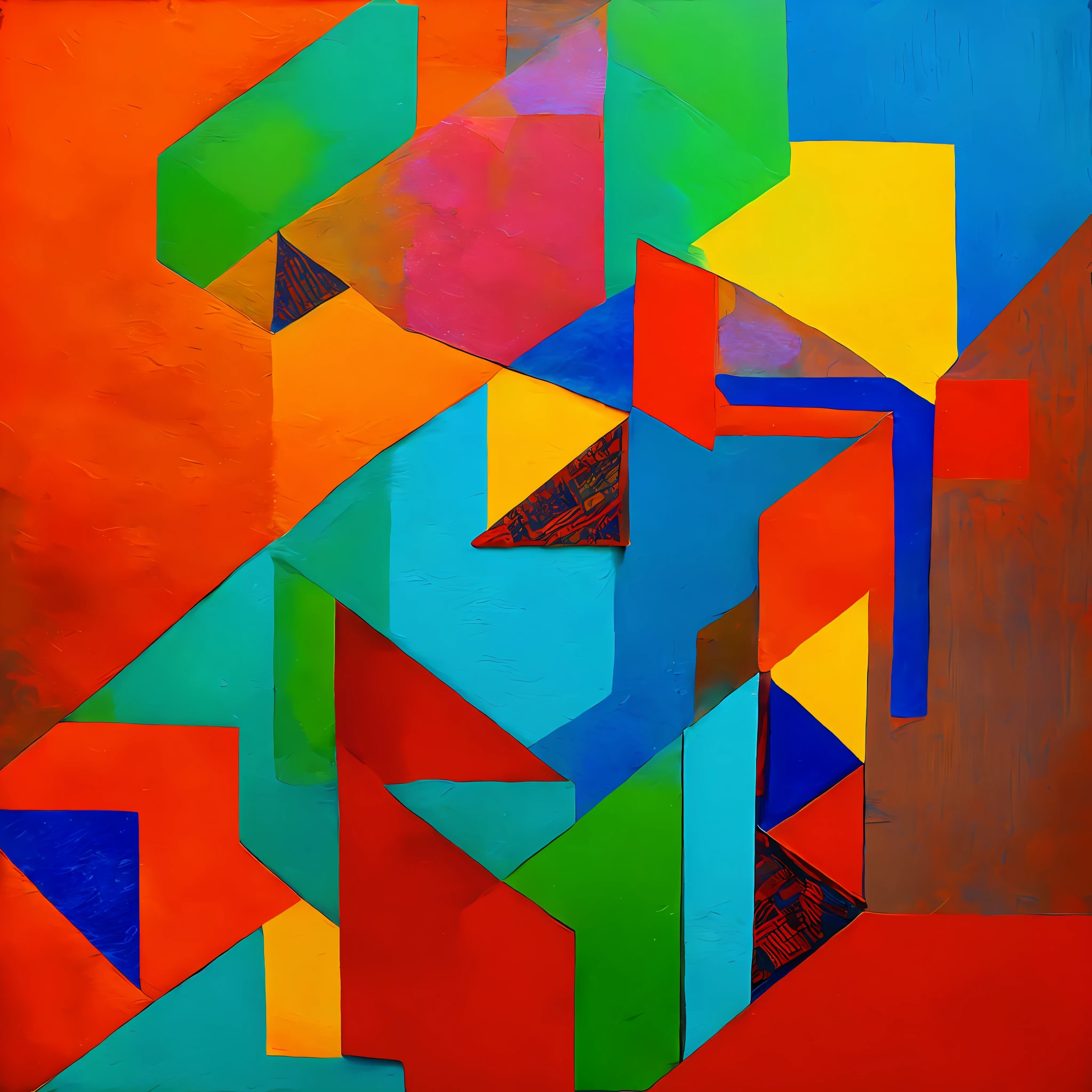 culture, african, painting, abstract, geometric shapes, afrobrazilian, colorful