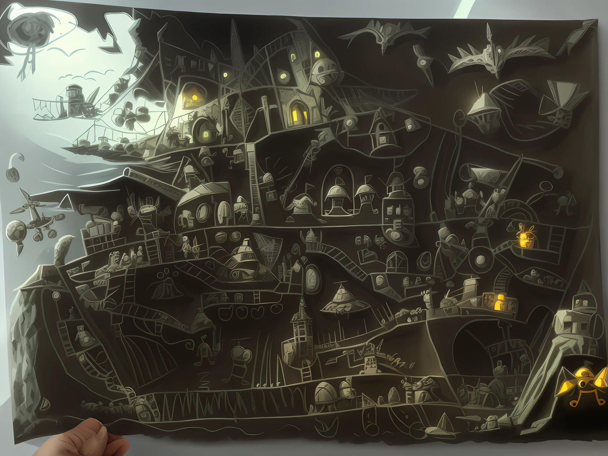 Battles, castles, minions, monsters
