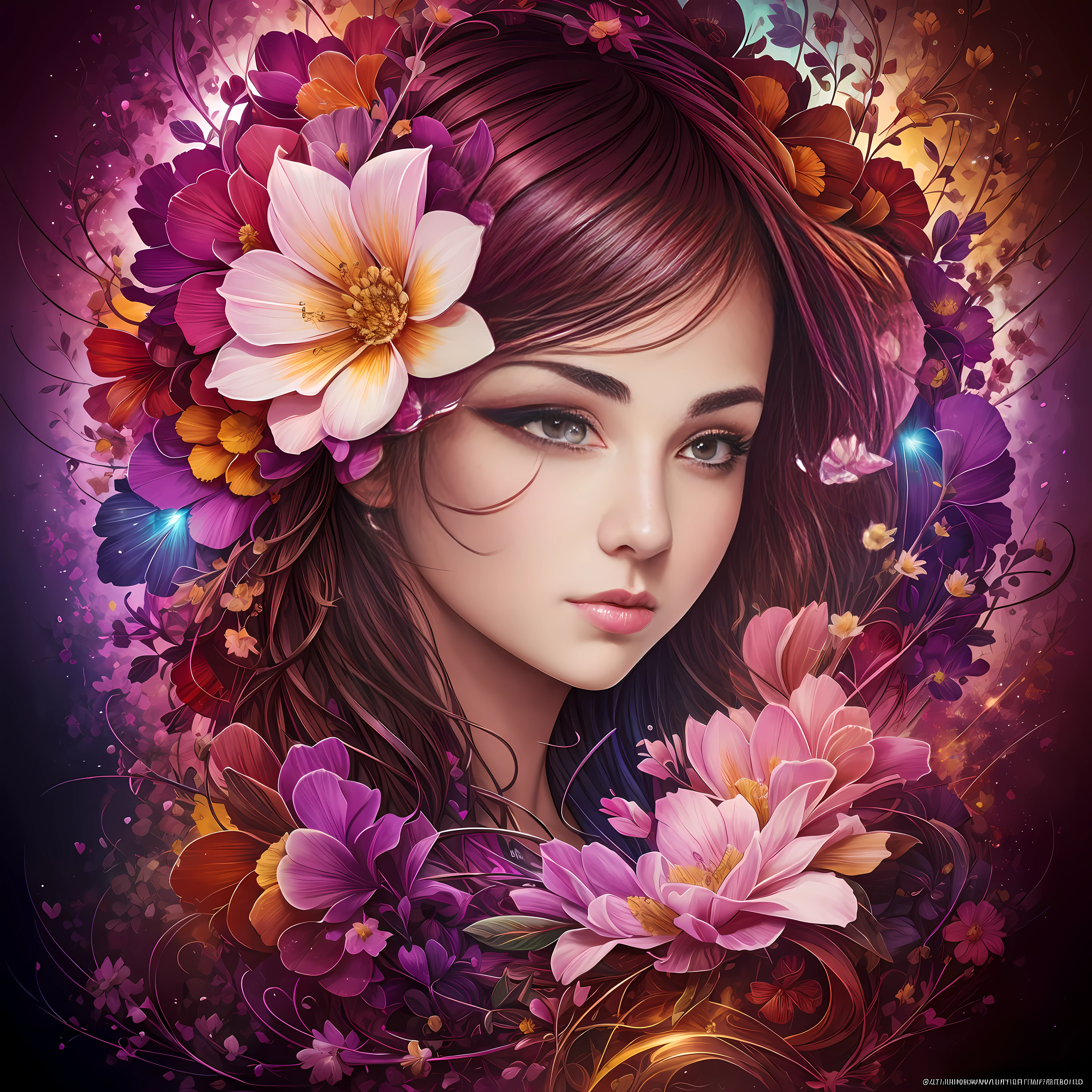 Flowering heart, ultra hd detailed,digital art , splash, , centered, symmetry, painted, intricate, volumetric lighting, beautiful, rich deep colors masterpiece, sharp focus, ultra detailed, in the style of Patrice Murciano --auto --s2