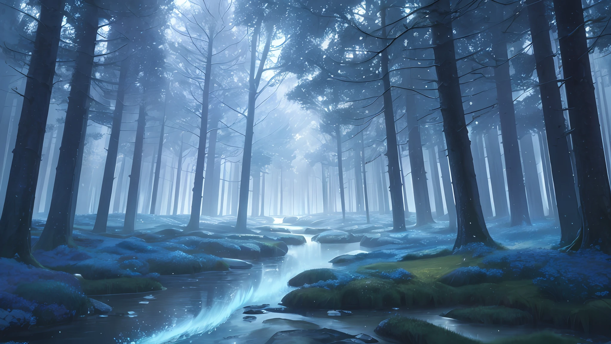 (masterpiece, best quality:1.2), ultra detailed, cinematic lighting, HDR, ilustration, ethereal realm, physical world, spiritual world, abstract elements, floating structures, backward flowing rivers, glowing trees, mystical glow, serene, profound.
