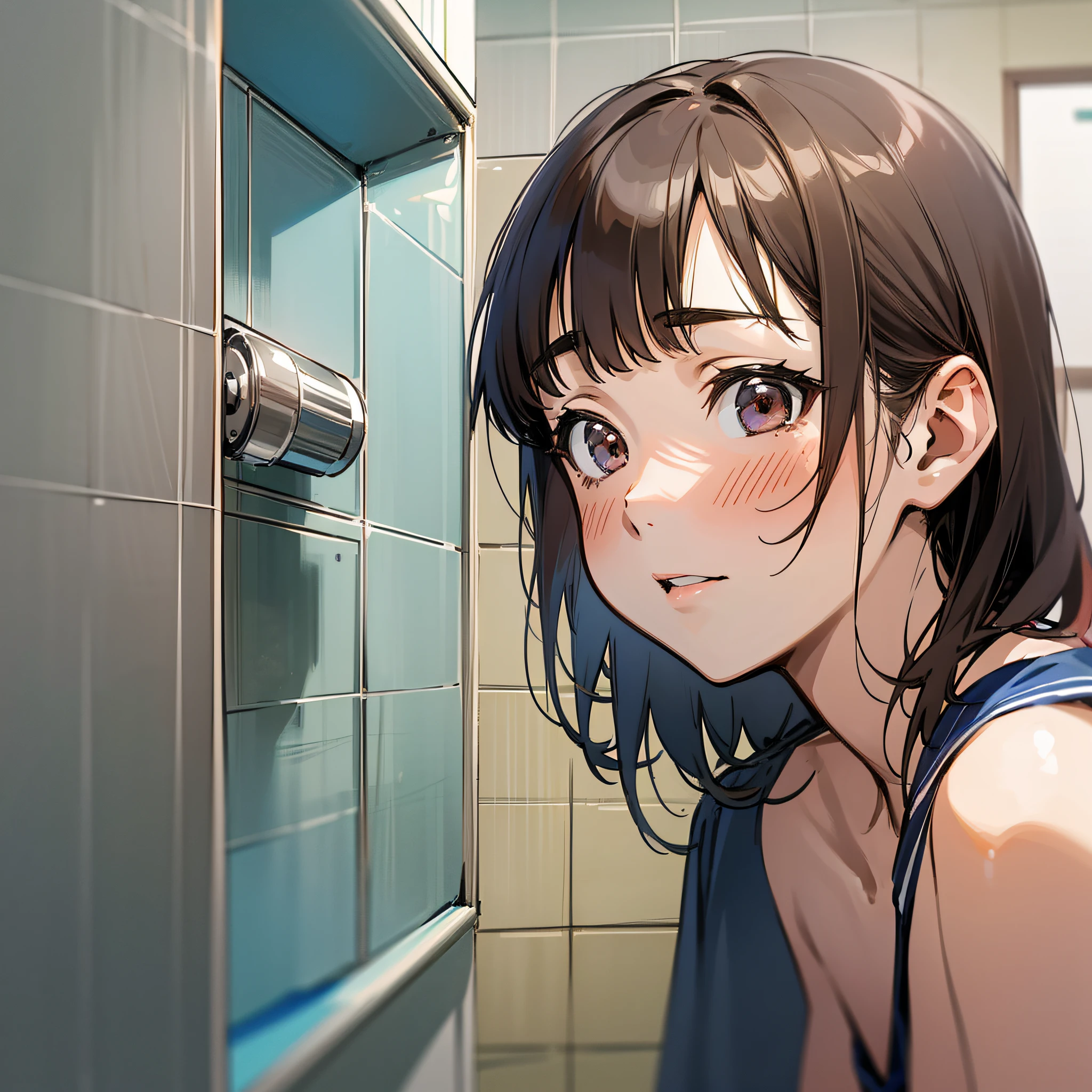 Taking a shower, Beautiful Girl, Chiho, Shiori Teshiroki, Yui Kotegawa, Yoshitomo Nara, Chiho Ashima, young gravure idol, Yasumoto Oka --auto --s2