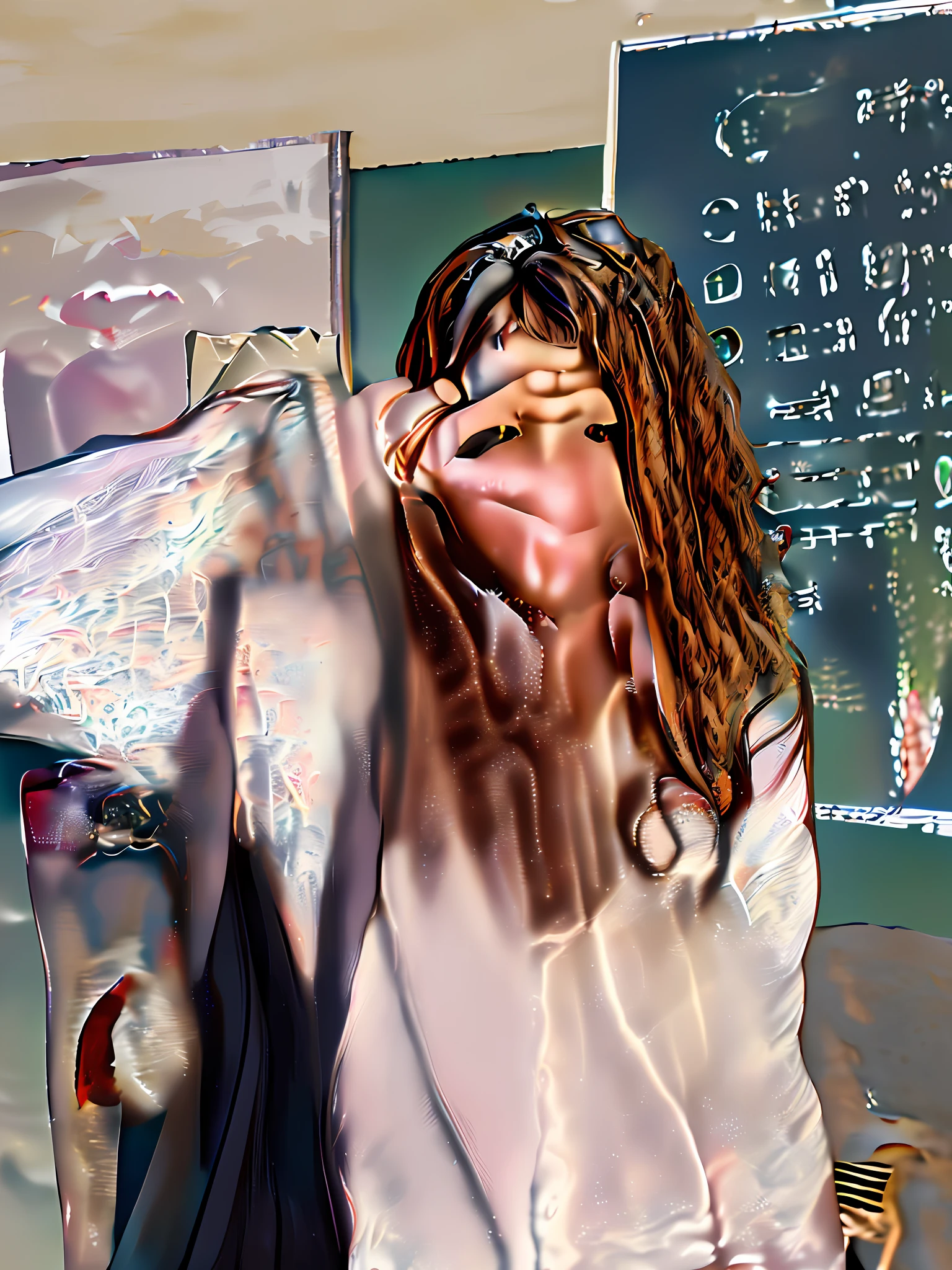 nsfw: 1.5, masterpiece, highest quality, high quality, high definition, high quality textures, high quality shadows, high definition, beautiful details, highly detailed cg, detailed textures, realistic expression of faces, realistic, colorful , delicate, cinematic light, side light, lens flare, ray tracing, sharp focus, (1girl, __focus__:1.3), (complex detail, makeup, PureErosFace_V1:0.5), (detailed and beautiful delicate face, details Beautiful delicate eyes, perfect facial proportions, fine skin, fine skin, perfect ratio of 4 fingers and 1 thumb, arms under the chest, medium-sized breasts, broad hips, smooth midriff , skinny, __fashion__, __hair__:1.3), __location__, no hands