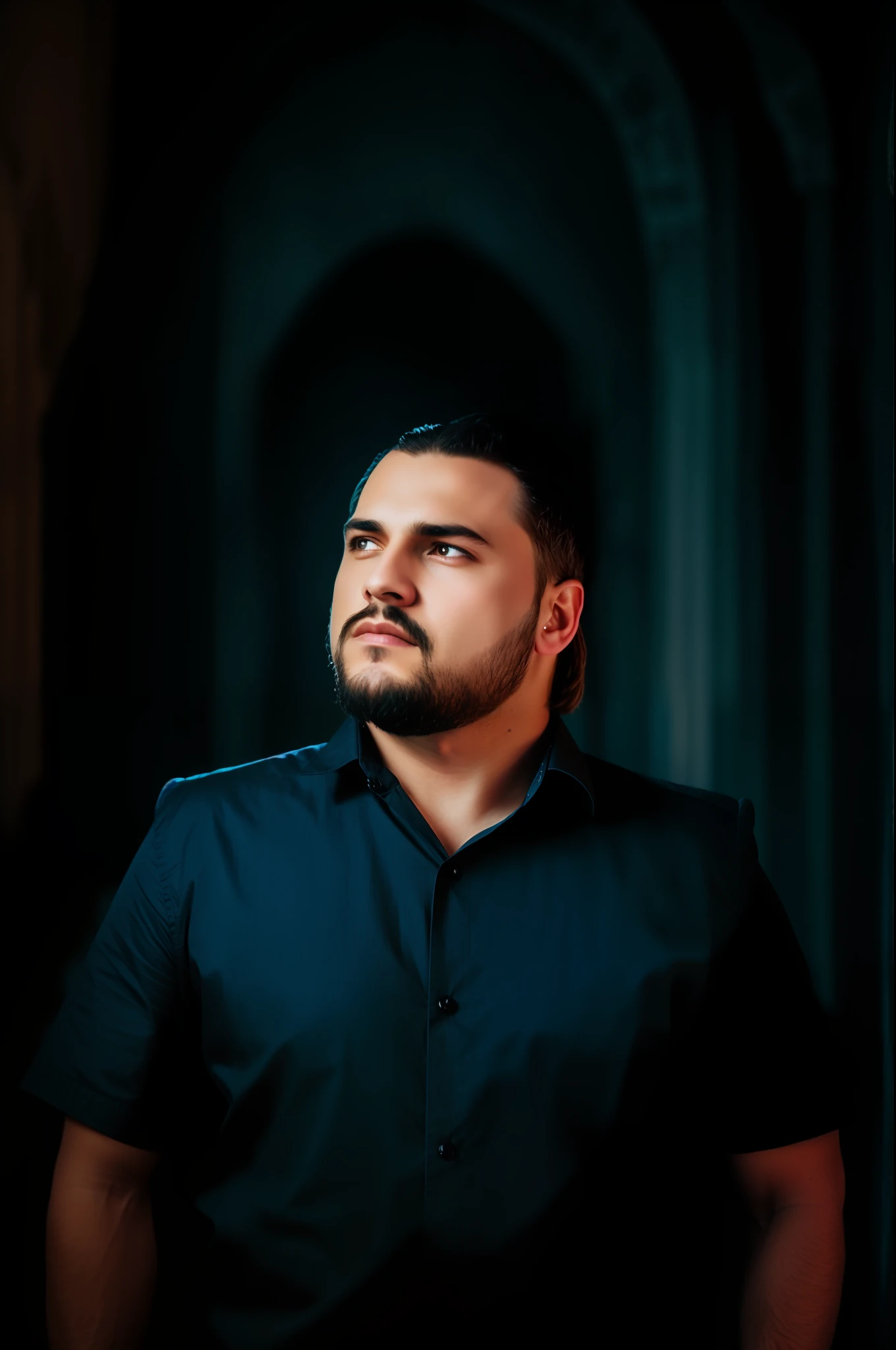 Movie scenes, (full-body close-up), An ancient vampire butler,handsome, blonde,dressed in a medieval black dress and holding a ornate silver tray with a bottle of crimson blood and a pair of delicate wine glasses, corridors, walking, mysterious, ancient, intricate detail, highly detailed, volumetric lighting, 4k rendering, stock photo, ultra-realistic, realistic textures, dramatic lighting, depth of field, film