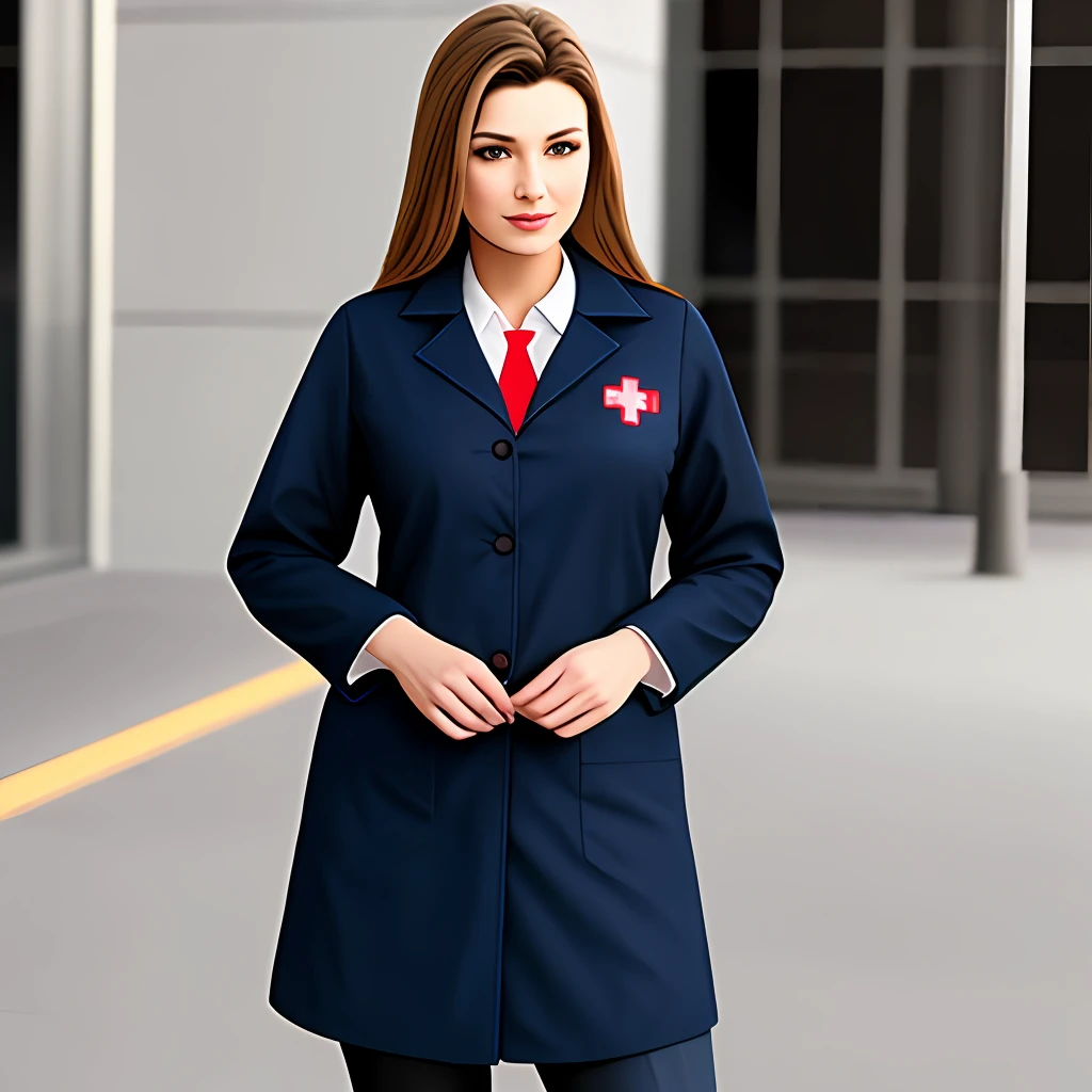 Super realistic coat nurse