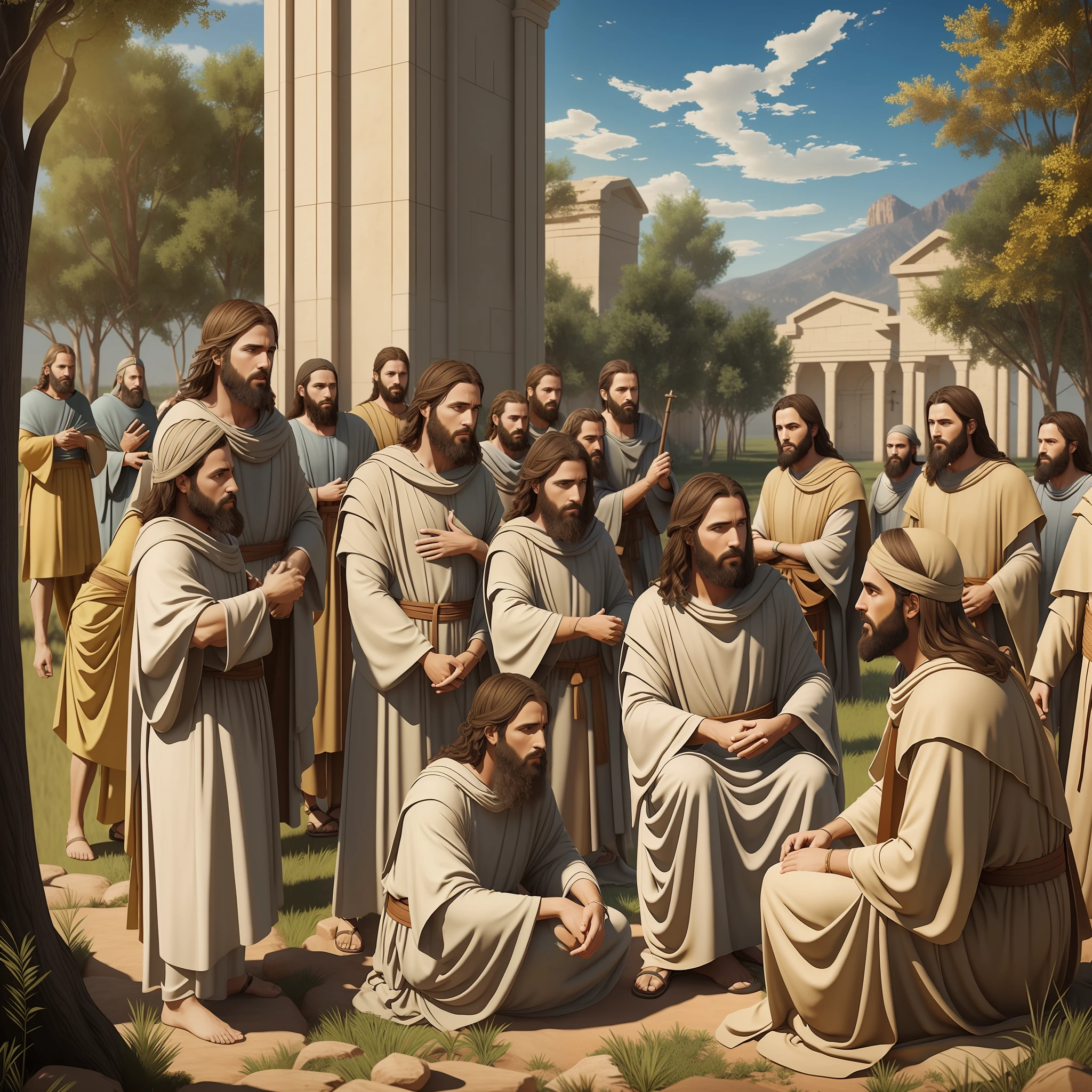 First disciples of Jesus, biblical story, realistic, 8k --auto --s2