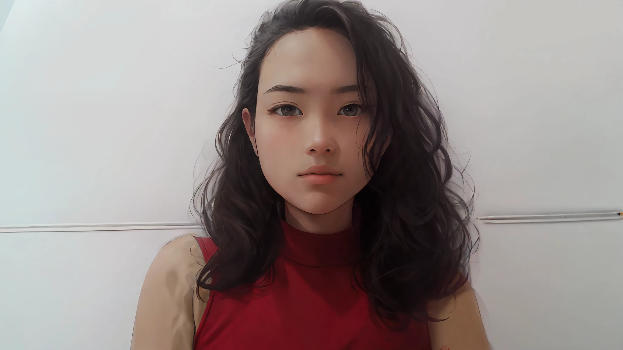 Draw this picture using notebook and serious