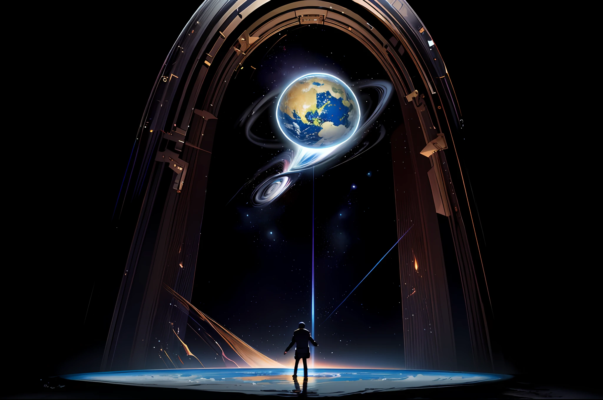 the moment of creation of the universe,8k,hyper realistic,-