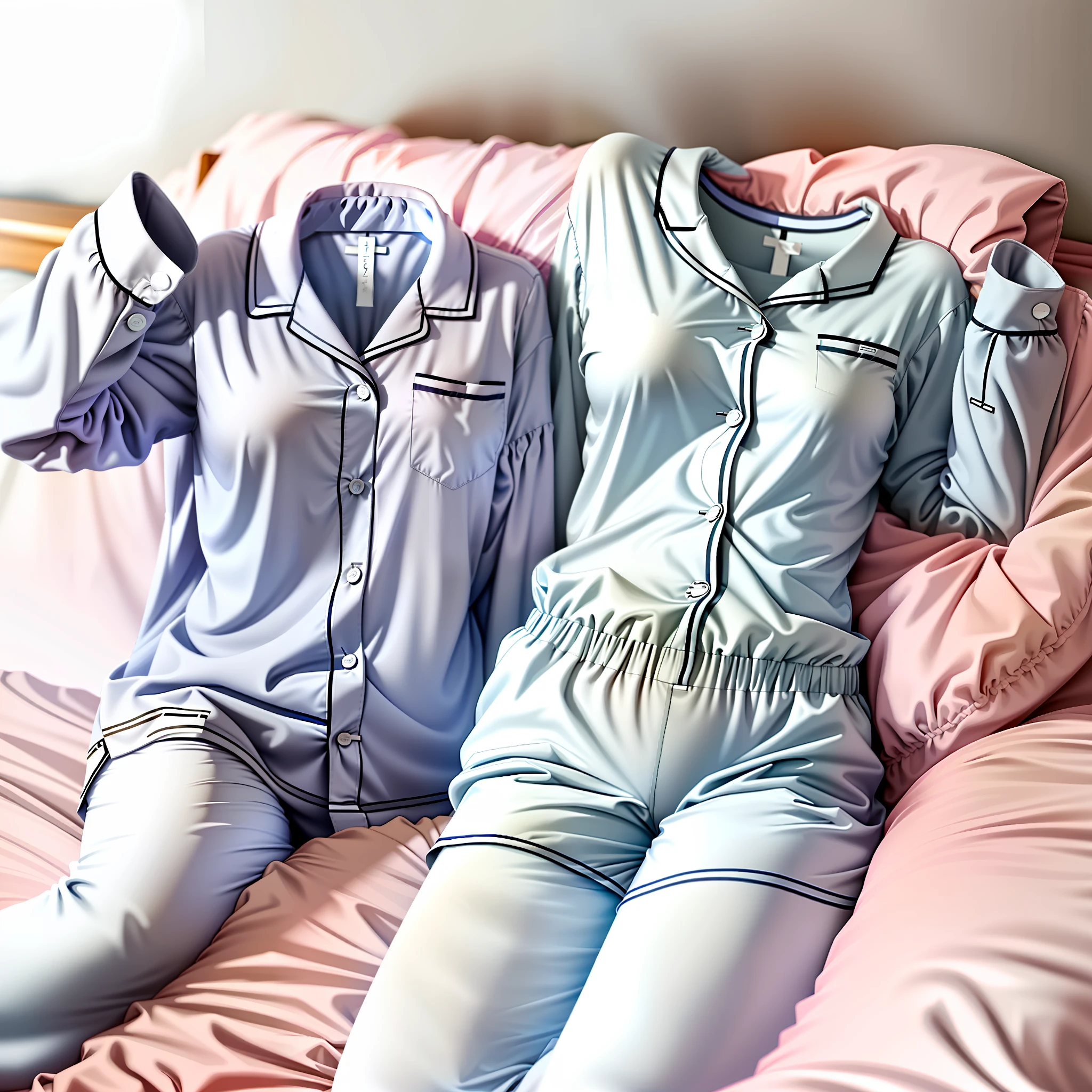 Invisible girls, without humans, headless, pajamas worn by invisible girls, (realistic: 0), headless, empty, headless, headless, invisible girl, pajamas, empty clothes, invisible body, invisible head, empty pajamas, invisible girls, pajamas, high angle, invisible body, invisible head, pajamas has big breasts,pajamas lying on the bed swells as if invisible girls wearing them, girl's busty Invisible girls, without humans, headless, pajamas worn by invisible girls, (realistic: 0), headless, empty, headless, headless, invisible girl, pajamas, empty clothes, invisible body, invisible head, empty pajamas, invisible girls, pajamas, high angle, invisible body, invisible head, pajamas has big breasts,black tights,hanger pajamas lying on the bed swells as if invisible girls wearing them, girl's busty tracksuits begin to raise their sleeves and cross their sleeves on its own as if worn by invisible girls, Hyohon, invisible body, headless, empty clothes, put pajamas on the bed, invisible girls, high angle begin to raise their sleeves and cross their sleeves on its own as if worn by invisible girls, Hyohon, invisible body, headless, empty clothes, put pajamas on the bed, invisible girls, high angle