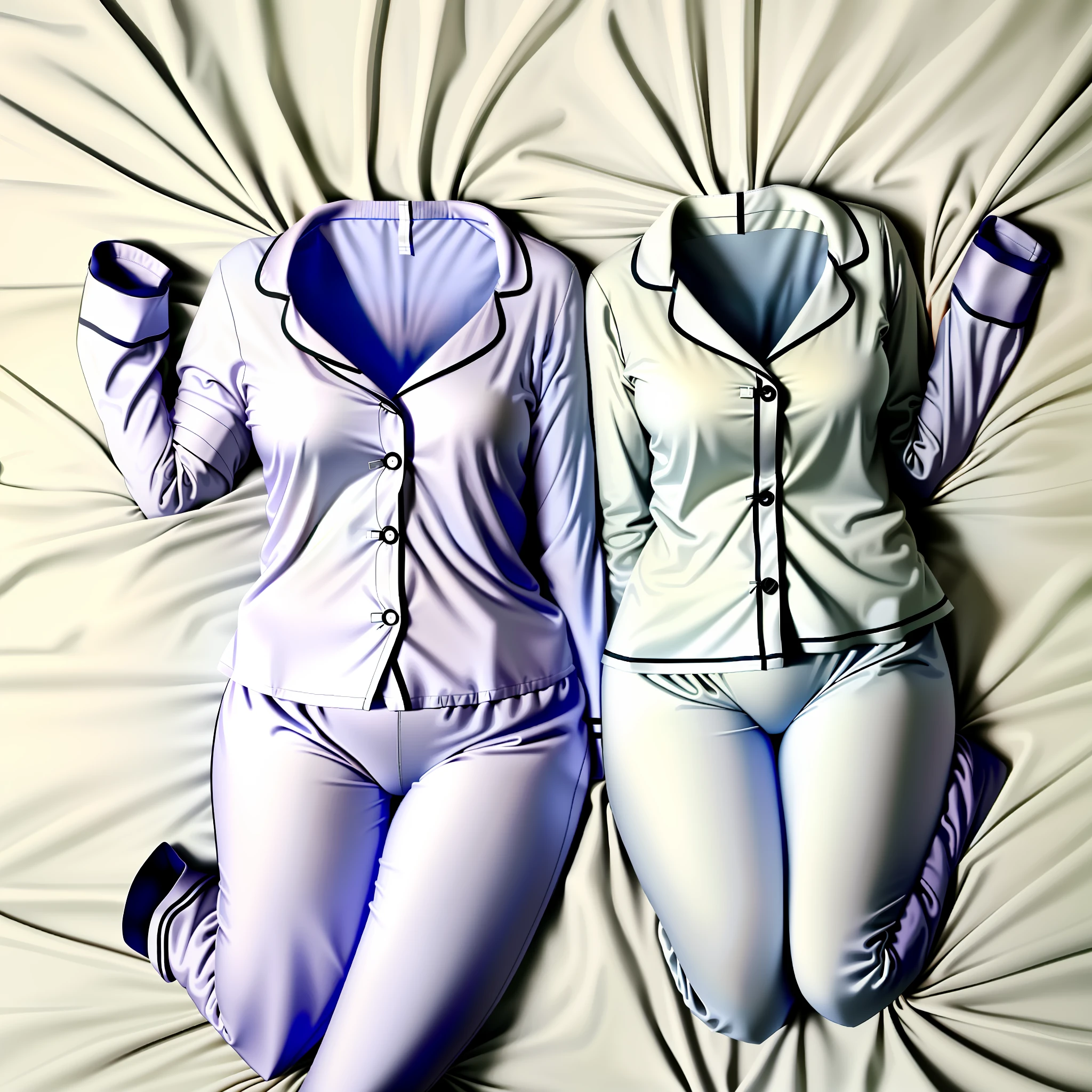 Invisible girls, without humans, headless, pajamas worn by invisible girls, (realistic: 0), headless, empty, headless, headless, invisible girl, pajamas, empty clothes, invisible body, invisible head, empty pajamas, invisible girls, pajamas, high angle, invisible body, invisible head, pajamas has big breasts,pajamas lying on the bed swells as if invisible girls wearing them, girl's busty Invisible girls, without humans, headless, pajamas worn by invisible girls, (realistic: 0), headless, empty, headless, headless, invisible girl, pajamas, empty clothes, invisible body, invisible head, empty pajamas, invisible girls, pajamas, high angle, invisible body, invisible head, pajamas has big breasts,black tights,pajamas lying on the bed swells as if invisible girls wearing them, girl's busty tracksuits begin to raise their sleeves and cross their sleeves on its own as if worn by invisible girls, Hyohon, invisible body, headless, empty clothes, put pajamas on the bed, invisible girls, high angle begin to raise their sleeves and cross their sleeves on its own as if worn by invisible girls, Hyohon, invisible body, headless, empty clothes, put pajamas on the bed, invisible girls, high angle