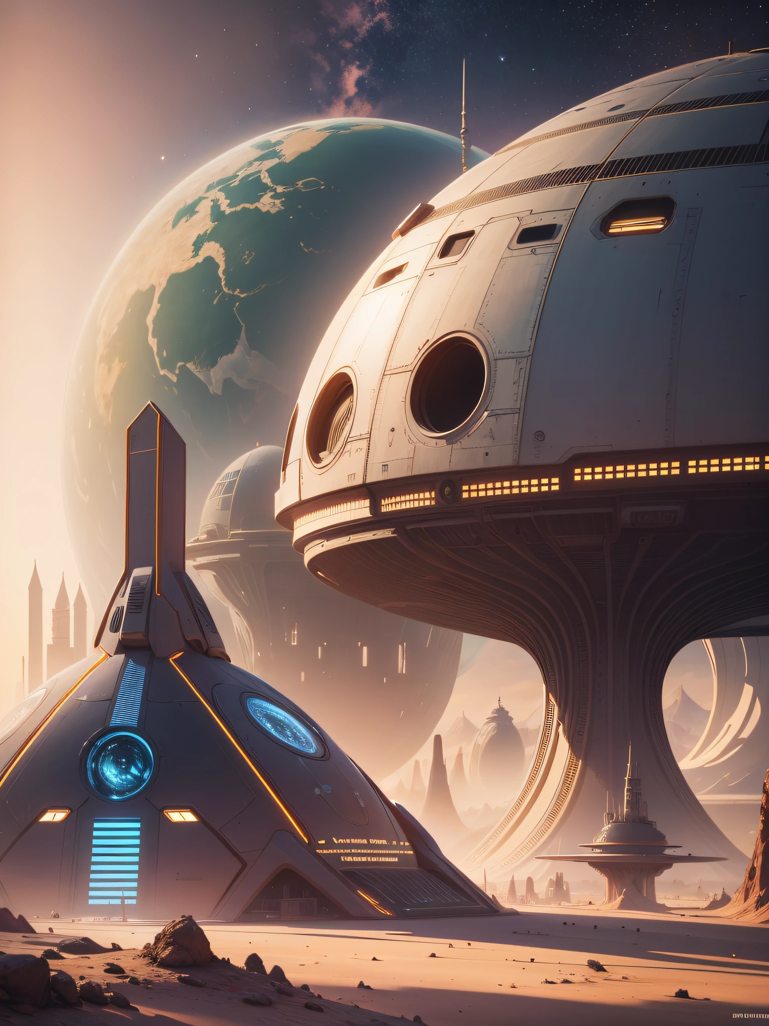 futuristic city, 24th century, space, mars, futuristic society, dome