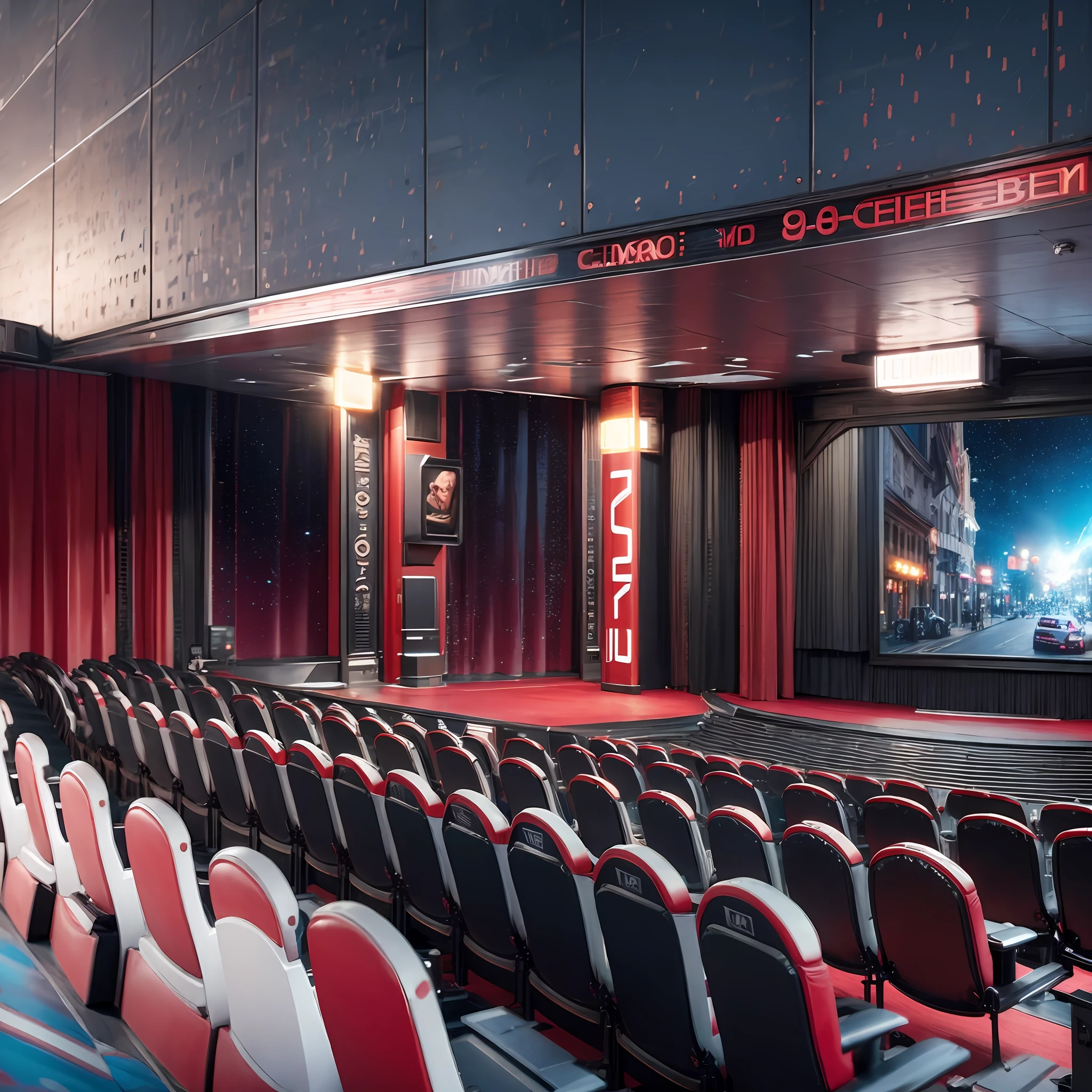 Cinema, with main theme of famous movies, ultra realistic 8K image --auto --s2