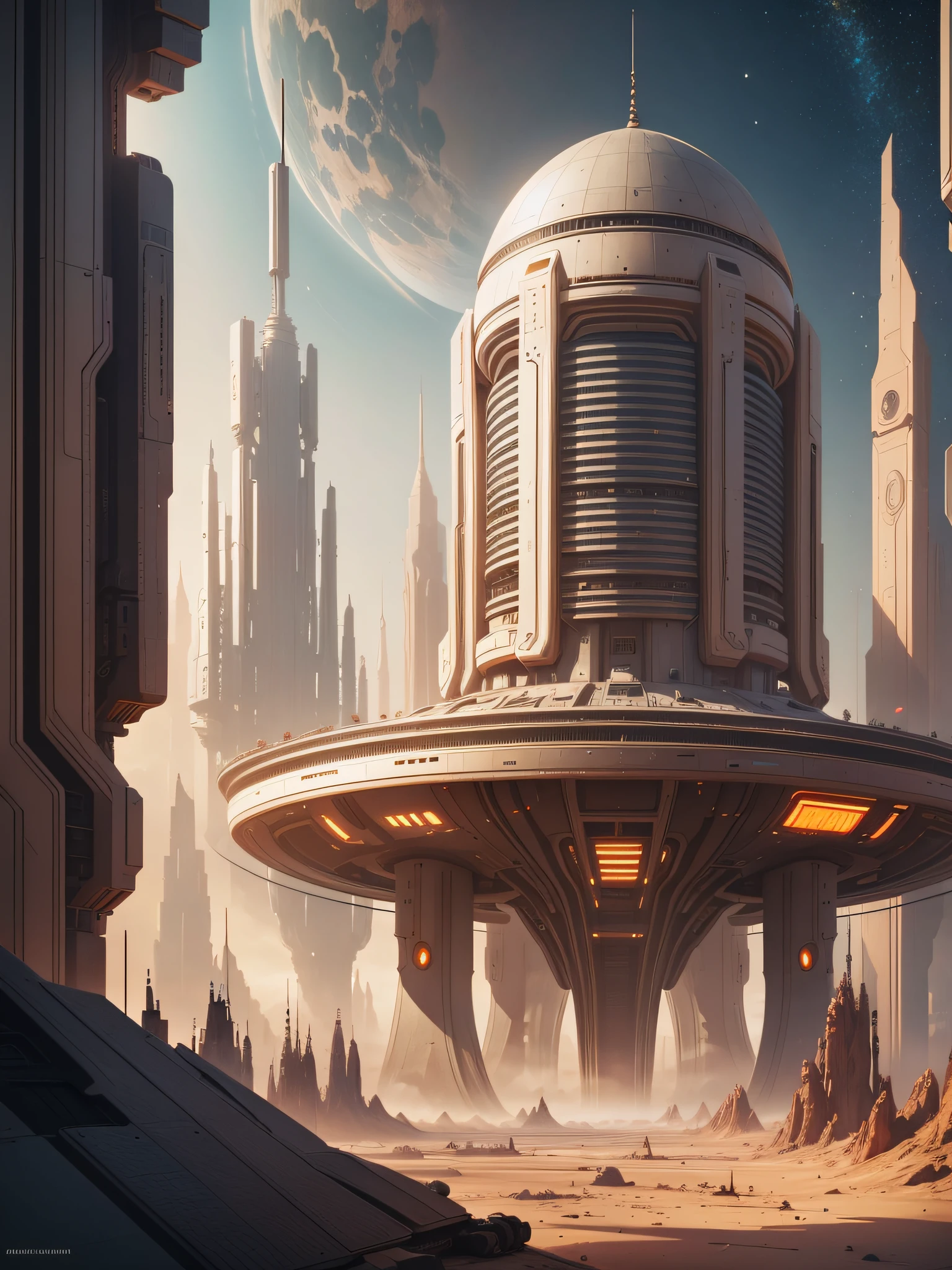 futuristic city, 24th century, space, mars, futuristic society