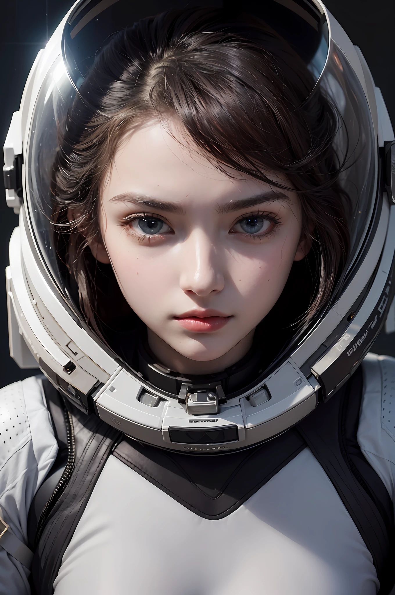 Photo, best quality, masterpiece, portrait of (18yo woman:1.2), sexy, (__advanced-science-fiction-locations__:1.3), (__advanced-science-fiction-spacesuits-II__:1.3), advanced-science-fiction-helmets, (beautiful eyes:1.3), (ultra detailed face:1.2), (looking at camera:1.1), analog, masterpiece, (detailed facial features:1.1), (pale skin:1.2), (slim body:1.4), (small breasts:1.3), detailed textured, fabric, cinematic lighting, advanced-artist-photographer