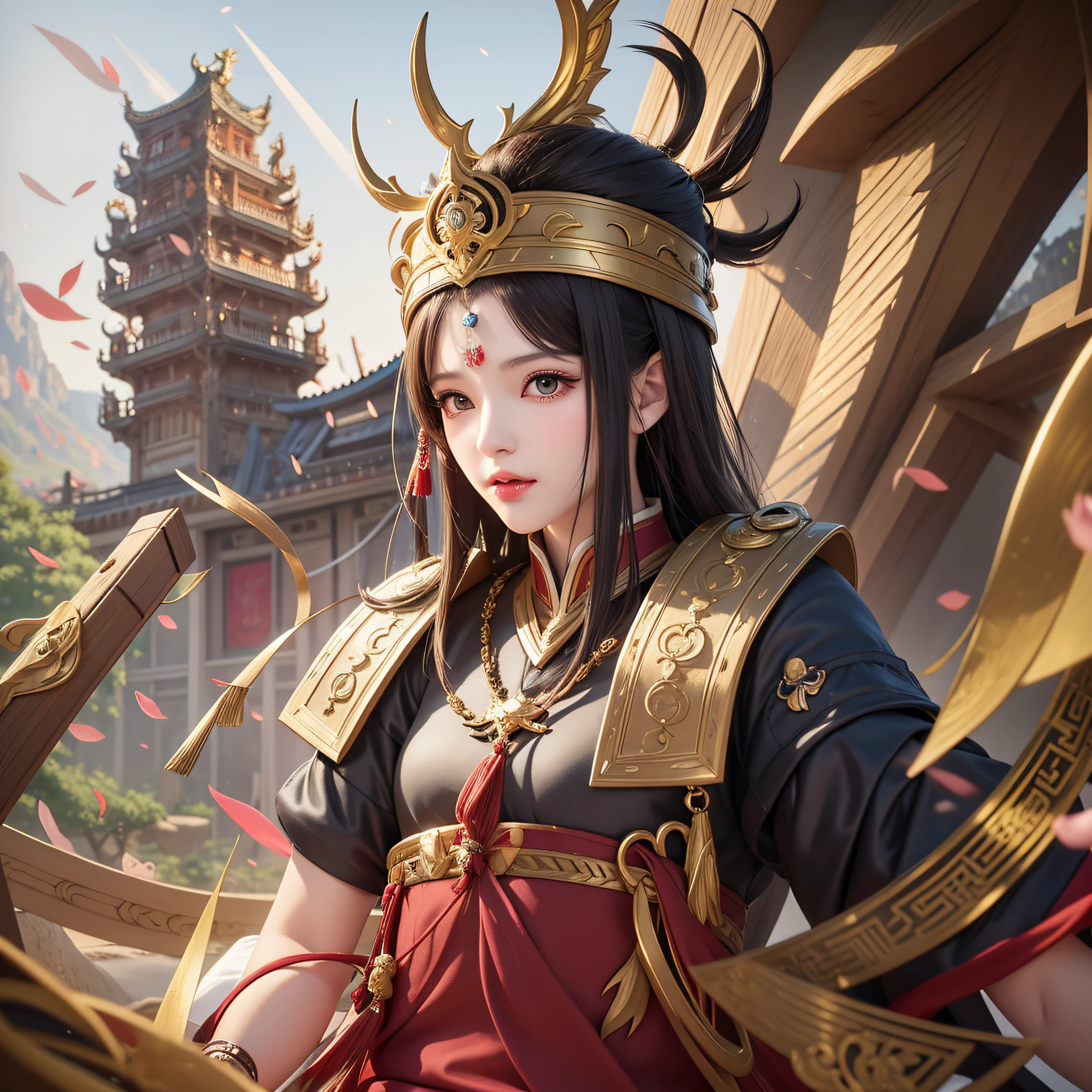 anime - style image of a woman in a helmet and armor, by Yang J, keqing from genshin impact, zhongli from genshin impact, ruan jia and artgerm, a beautiful fantasy empress, artgerm and ruan jia, ig model | artgerm, extremely detailed artgerm, chengwei pan on artstation