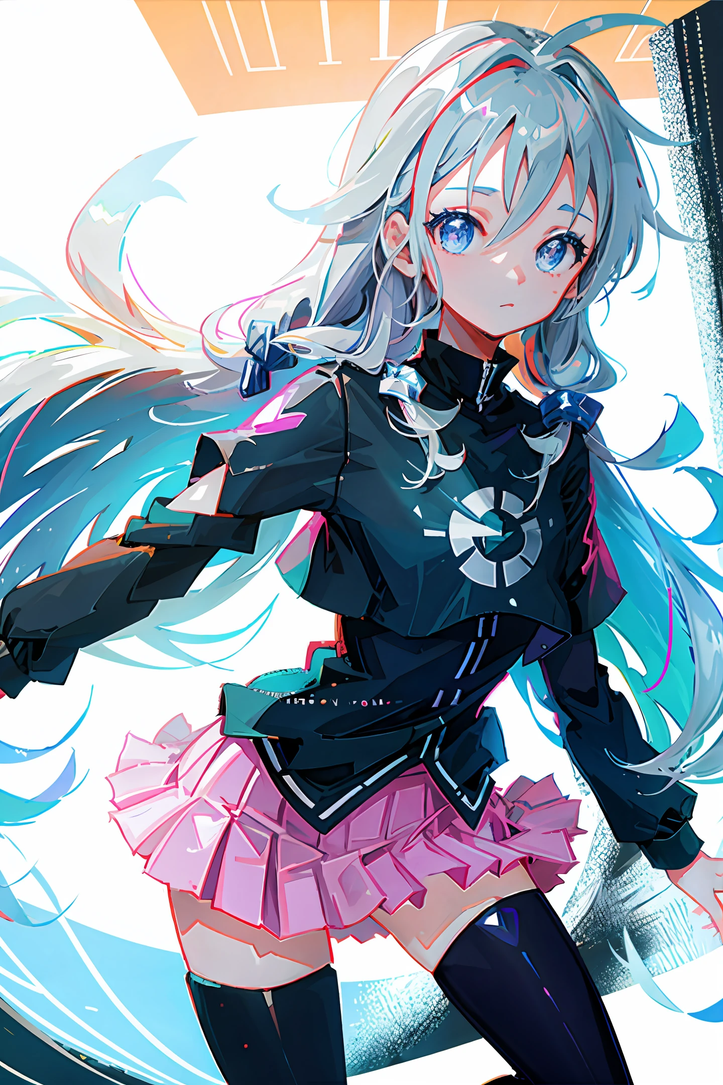 Beautiful two-dimensional girl