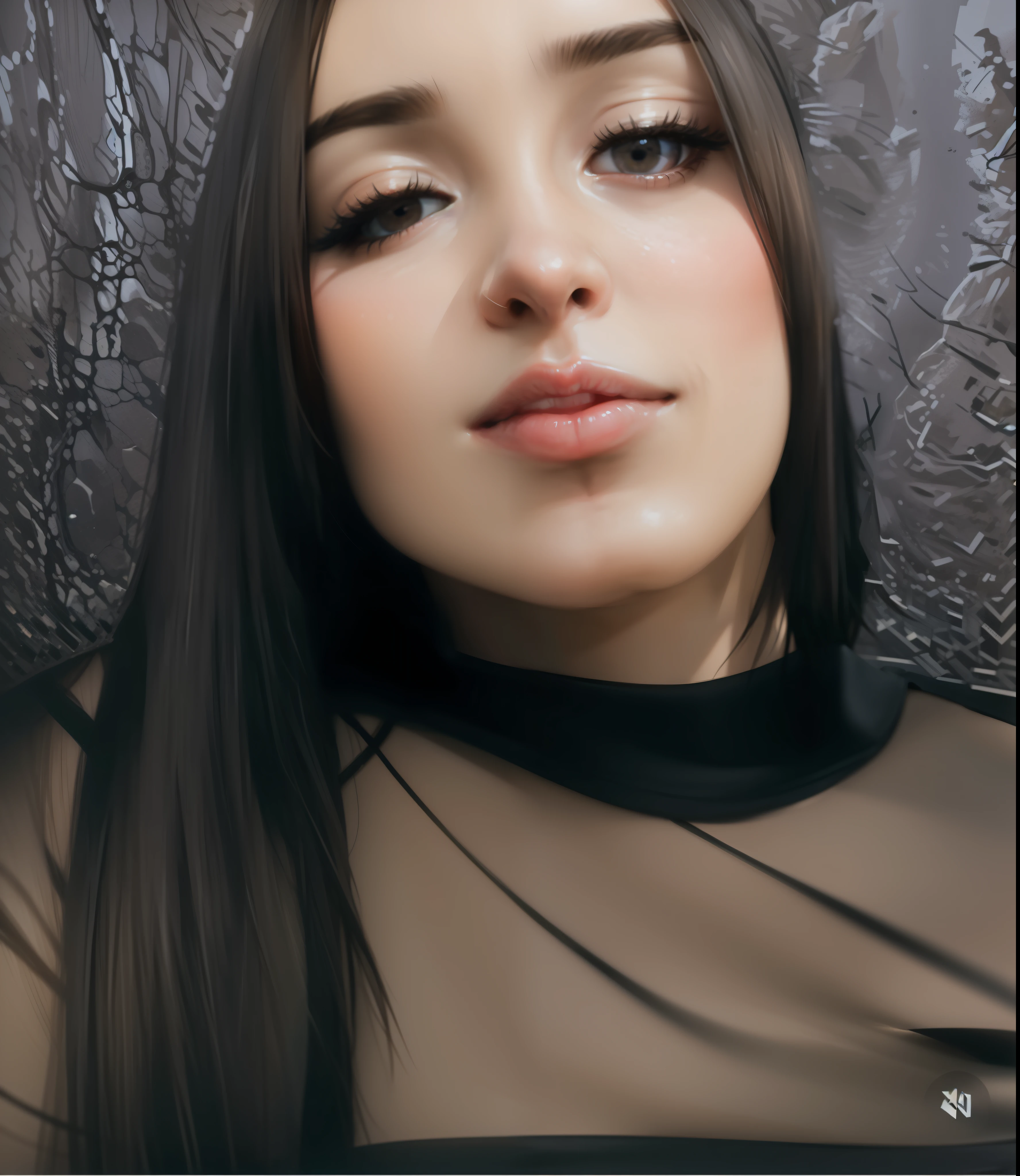 best quality, masterpiece, high resolution, 1girl, cute face, brunette girl, big fleshy mouth, perfect face, high resolution, tyndall effect,photorealistic,rim lighting,two-tone lighting,(highly detailed skin:1.2),8k uhd, dslr, soft lighting, high quality, volumetric lighting, sincere, Photography, high resolution, 4k, 8k, Bokeh,