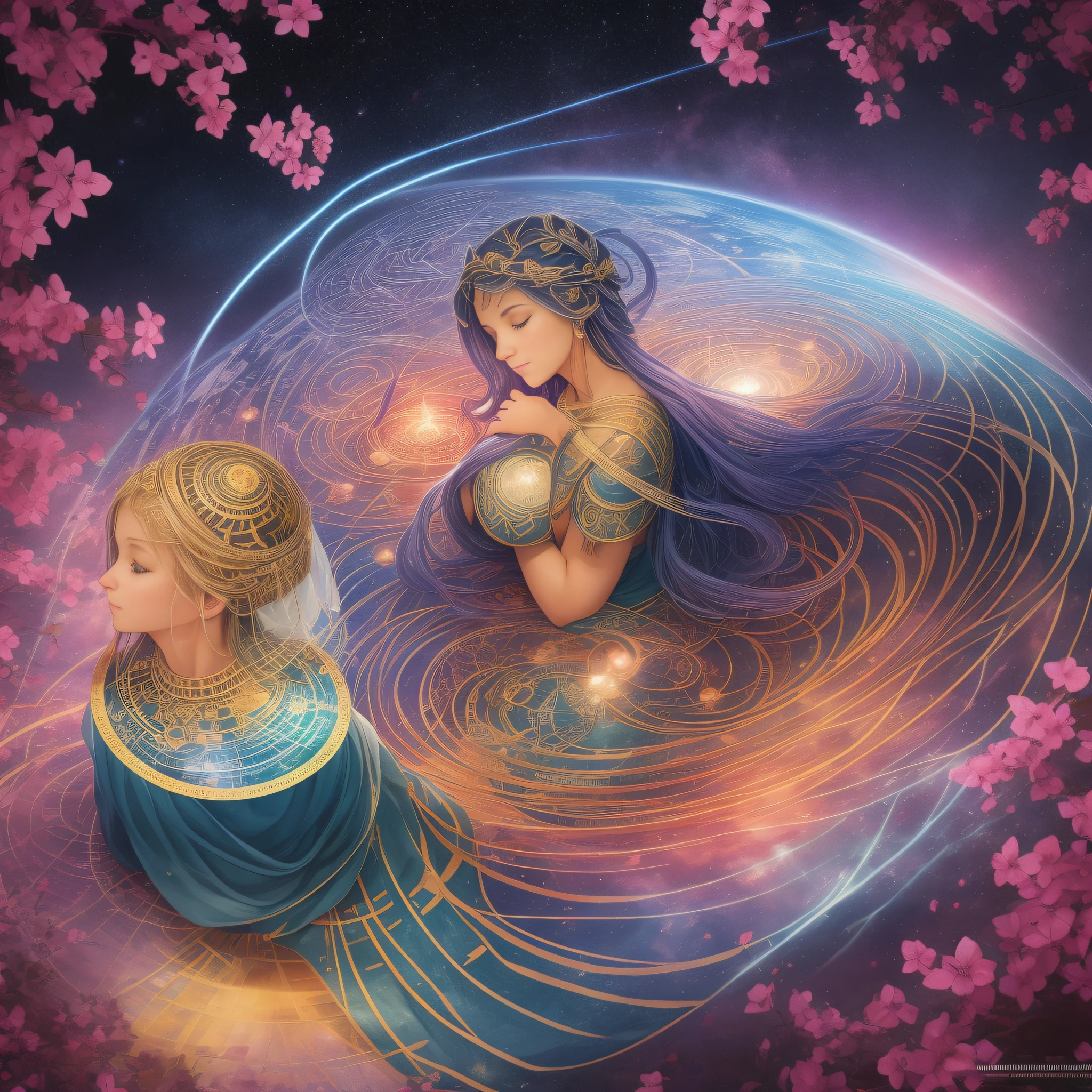 Giving birth to the earthly world
We will be given a chance again.
Leads us along
Love to come.

Bypassing the labyrinths
Illusions-axioms,
We are waiting for it, we believe.
We'll understand later,

That everything takes place in the world,
Giving love.
Breaking all the threads of life
We go into darkness again.

Giving birth to the earthly world
They leave a mark on us.
Everyone has their own, 
From the night to the dawn