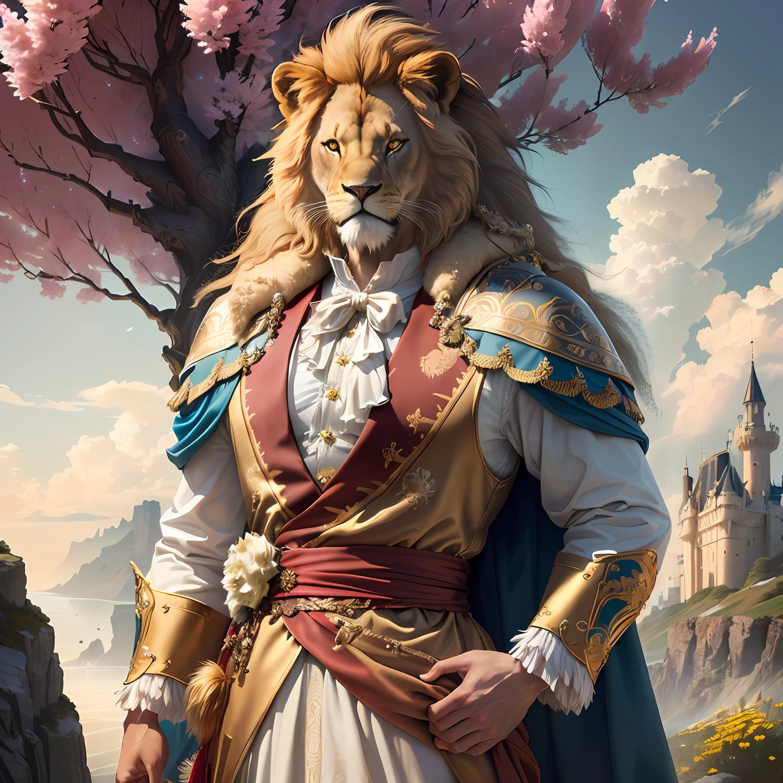 "Turn your vision into reality with an ultra-realistic image of the lion symbol, where its coat emits bright lights."
"Explore the majesty of the lion with an incredibly realistic depiction, where its coat shines brightly."
"Let yourself be enveloped by the lion's grandeur through an ultra-realistic image, where its coat shines with bright lights."
"Observe the grandeur of the lion in all its glory with a high-fidelity image, where its coat glitters with twinkling lights
