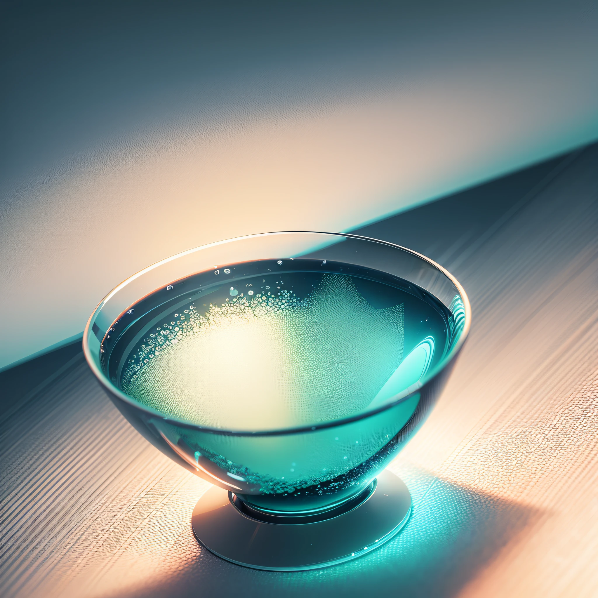 Generate a glass with a white background --auto --s2