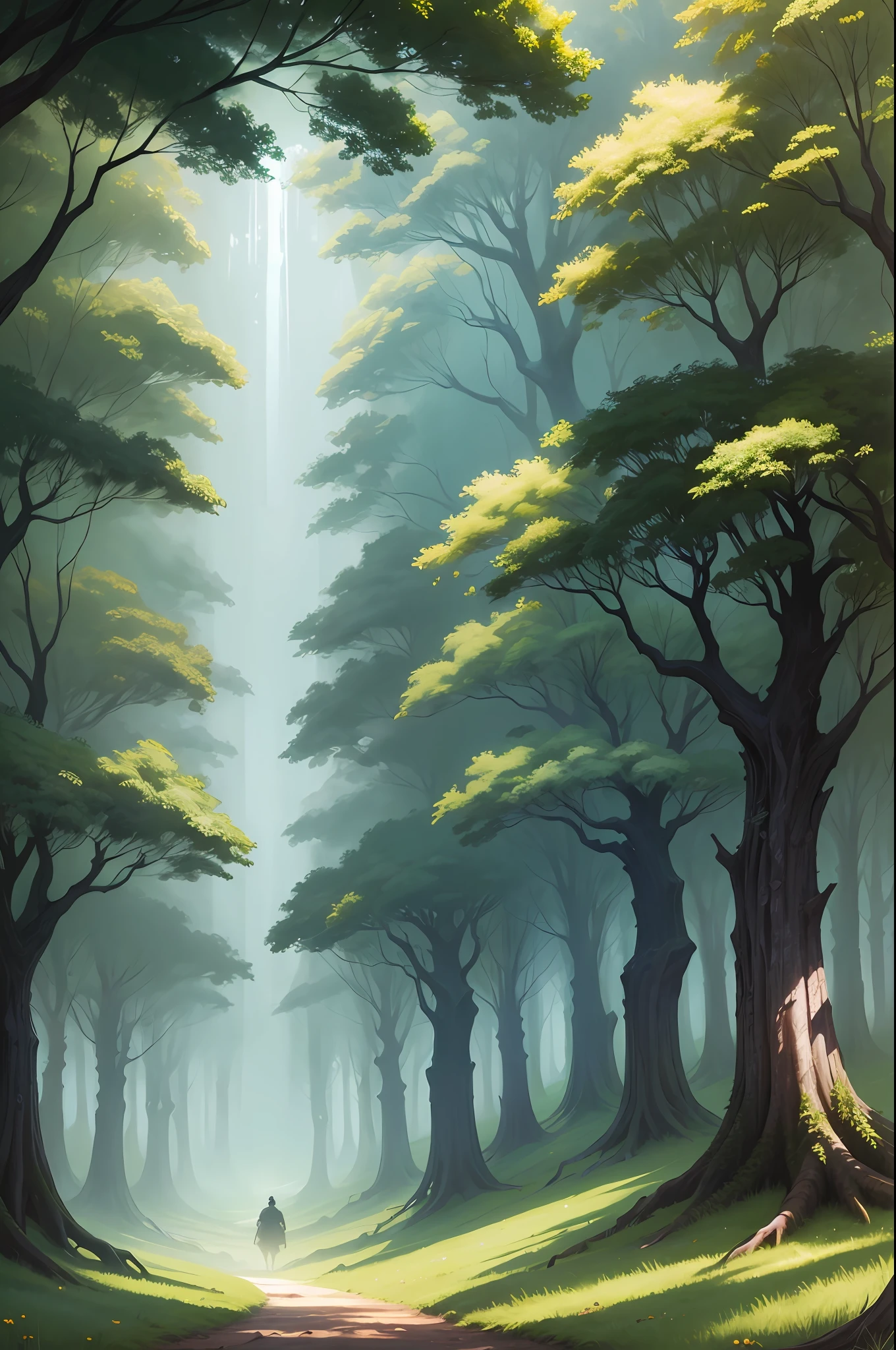 tanjoreAI forest,Dark fantasy, open field --auto --s2