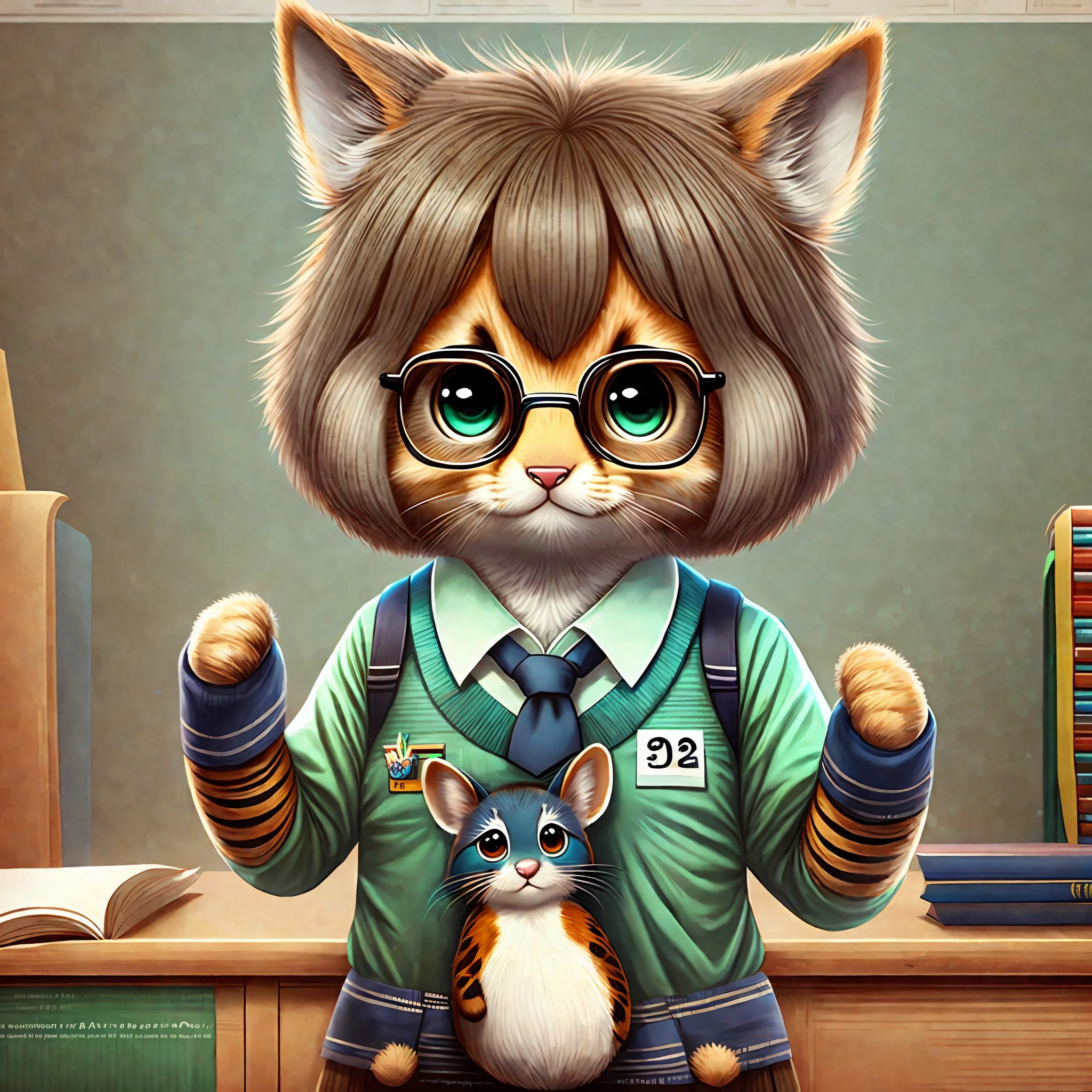 Cute animal as a teacher --auto --s2