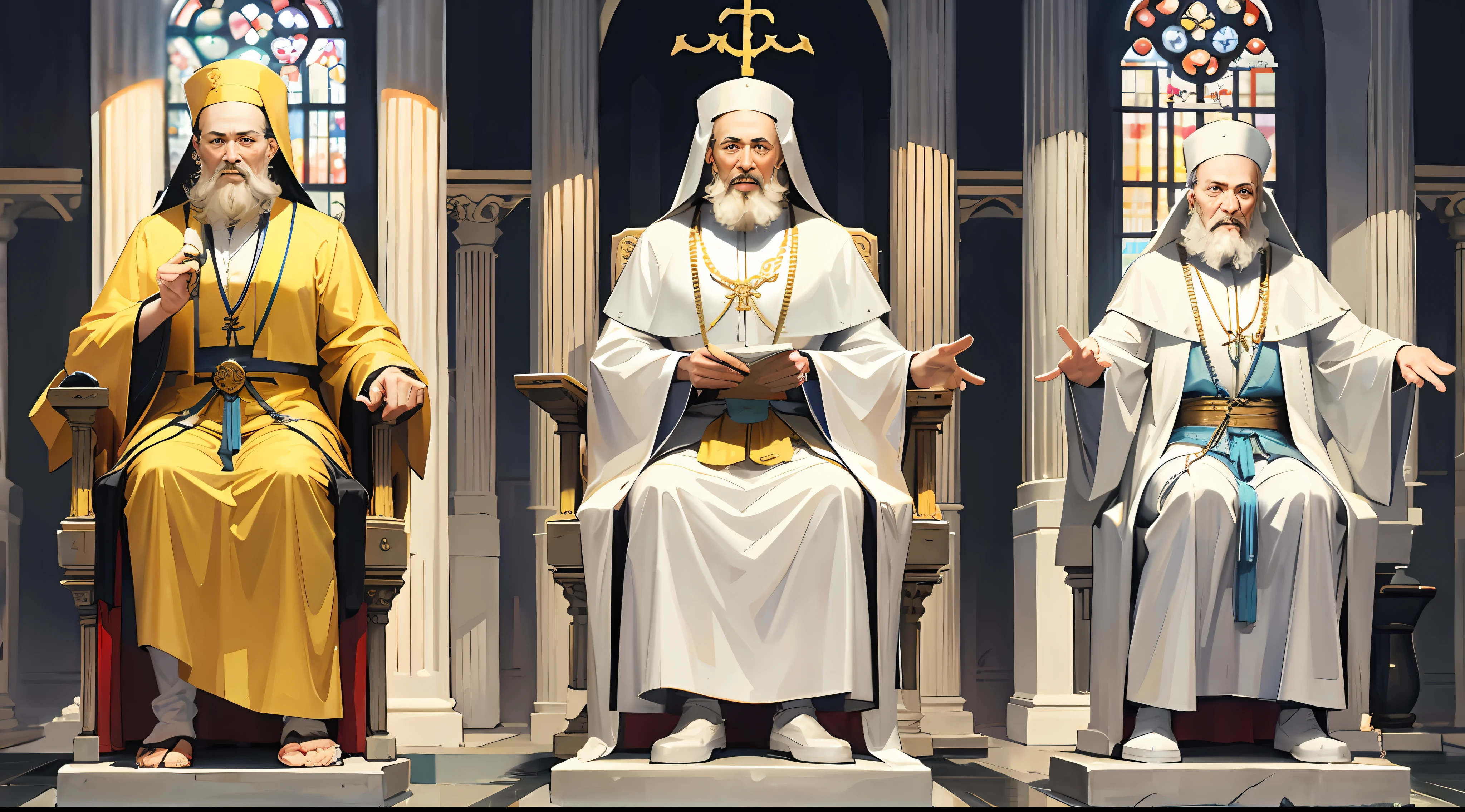 Statues of religious leaders. --auto --s2