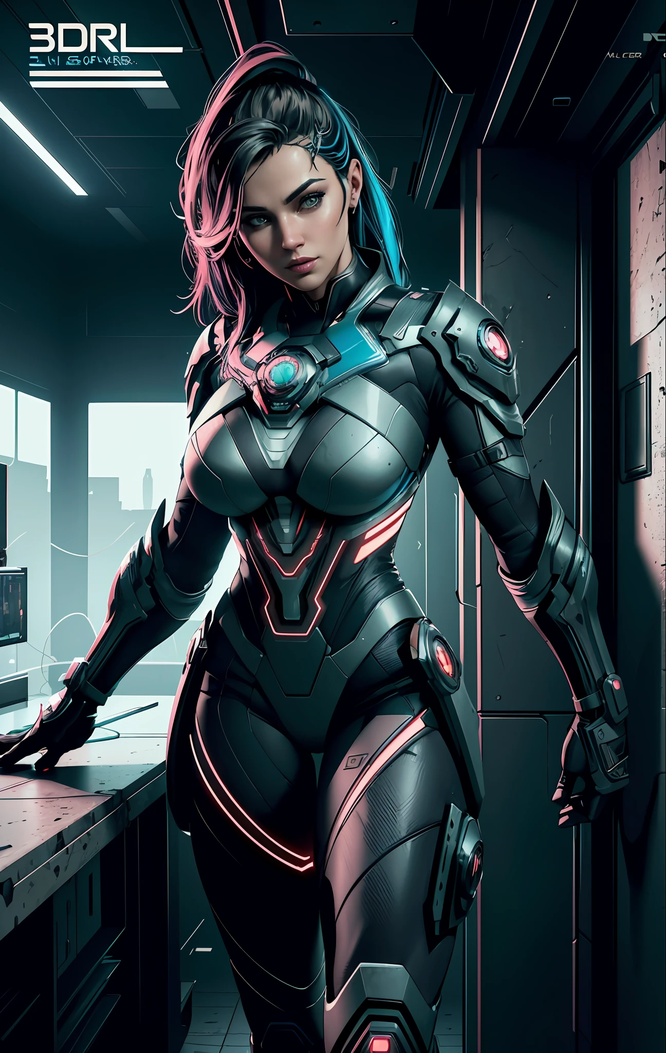 (comic style), (colored line art:1.5), ((Best quality)), ((masterpiece)), (detailed:1.4), 3D, an image of a beautiful cyberpunk female,HDR (High Dynamic Range),Ray Tracing,NVIDIA RTX,Super-Resolution,Unreal 5,Subsurface scattering,PBR Texturing,Post-processing,Anisotropic Filtering,Depth-of-field,Maximum clarity and sharpness,Multi-layered textures,Albedo and Specular maps,Surface shading,Accurate simulation of light-material interaction,Perfect proportions,Octane Render,Two-tone lighting,Wide aperture,Low ISO,White balance,Rule of thirds,8K RAW, (realistic:1.3), (mature adult:1.5)