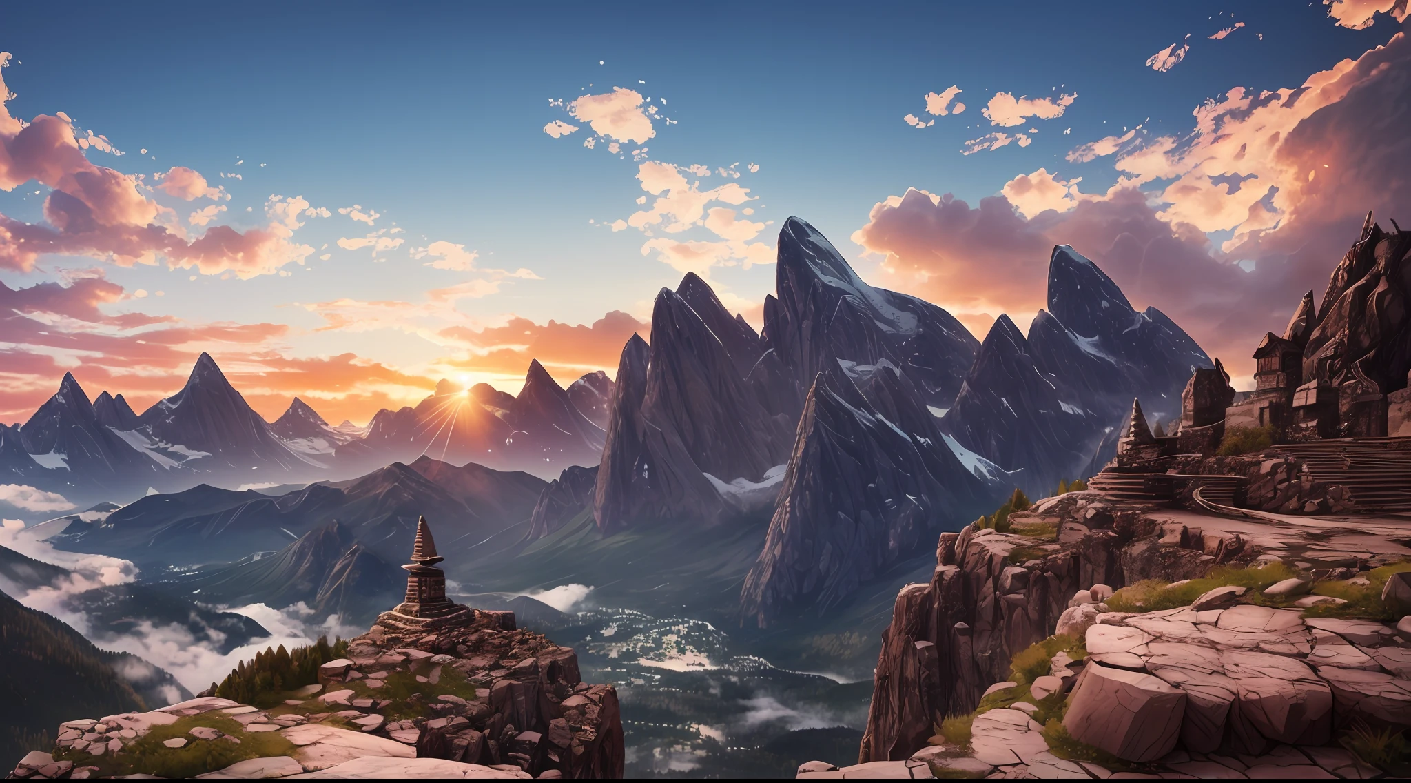 beautiful mountain, intricate, highly detailed, artstation, smooth, sharp, focus, (intricate:1.1), (highly detailed:1.1), landscape, octane render, smooth, sharp focus, 35mm, (Style, (Photorealistic:1.4), (clouds:1.1), (dawn:1.1)