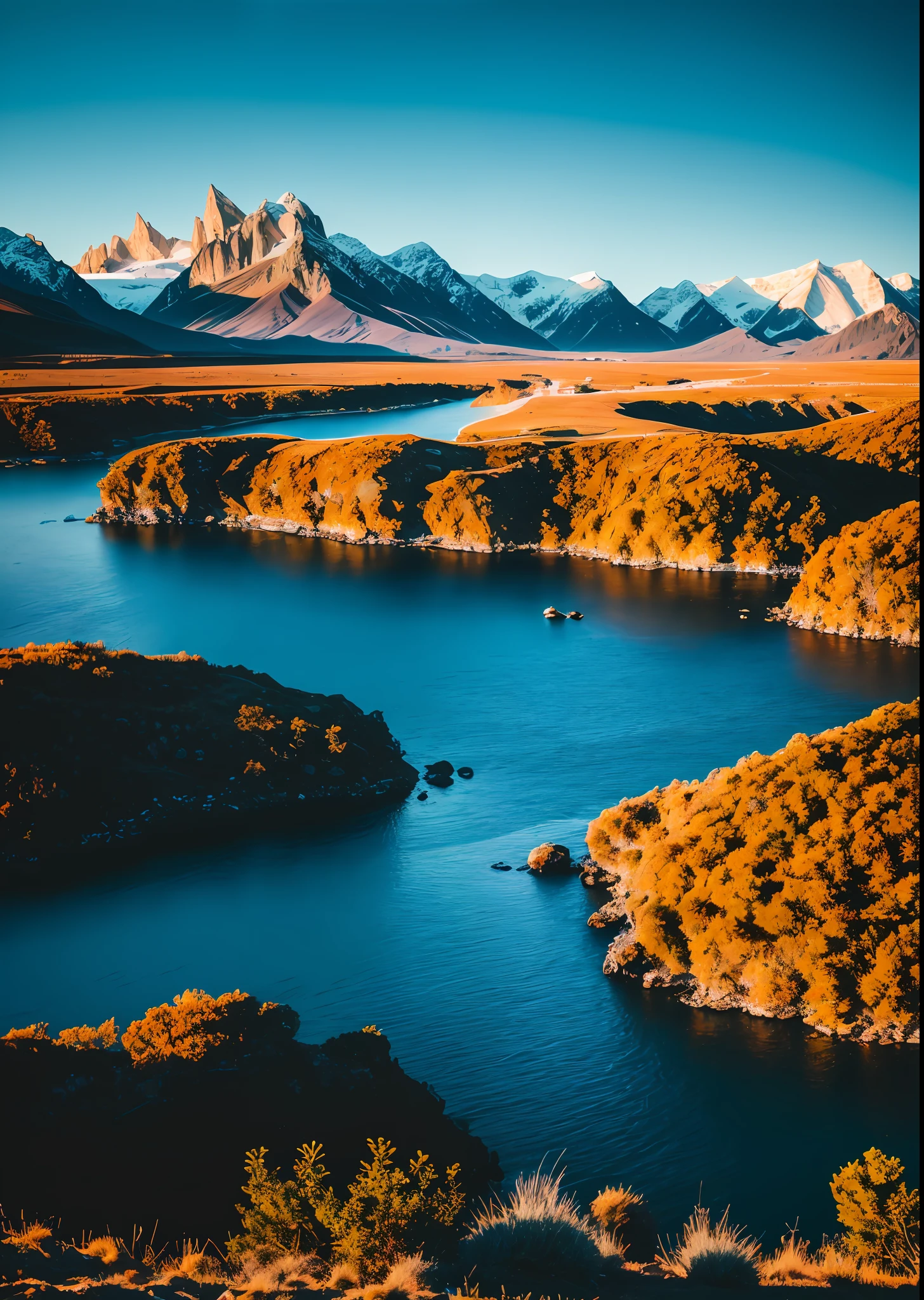 RAW photo of a landscape, small details, photorealistic, ultra-realistic photo, 8k uhd, dslr, soft lighting, high quality, film grain, Fujifilm XT3, (masterpiece)
