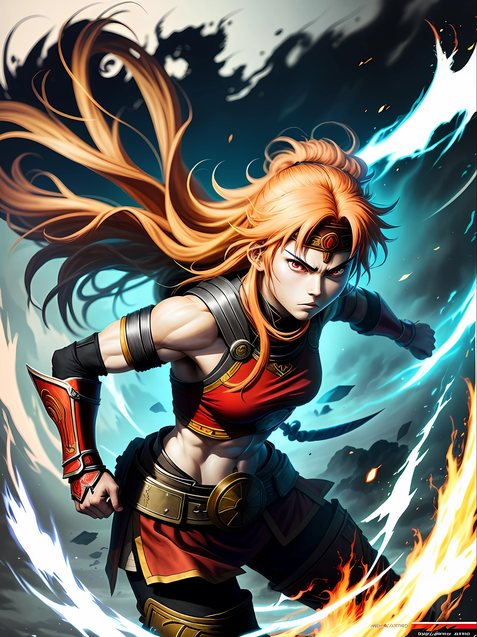 Warrior anime image
