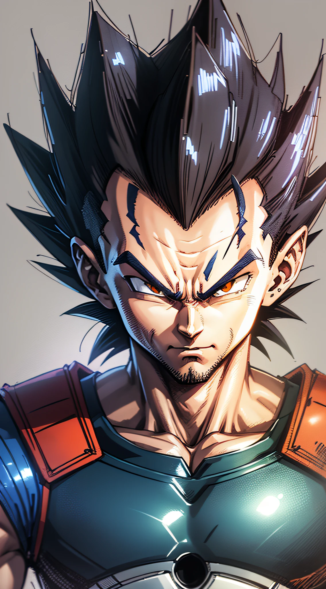 Dragon Ball Vegeta with deadpool suit consists of - Art - O - Dragon, hand drawn, pencil ink, Vegeta, with Vegeta hair, Prince Vegeta, Dragon Ball Art Style, Wild Spike Black Saiyan Hair, Akira Toriyama style, Dragon Ball concept art, Dragon Ball style, HD artwork, character Dragon Ball, Dragon Ball Z style --auto --s2