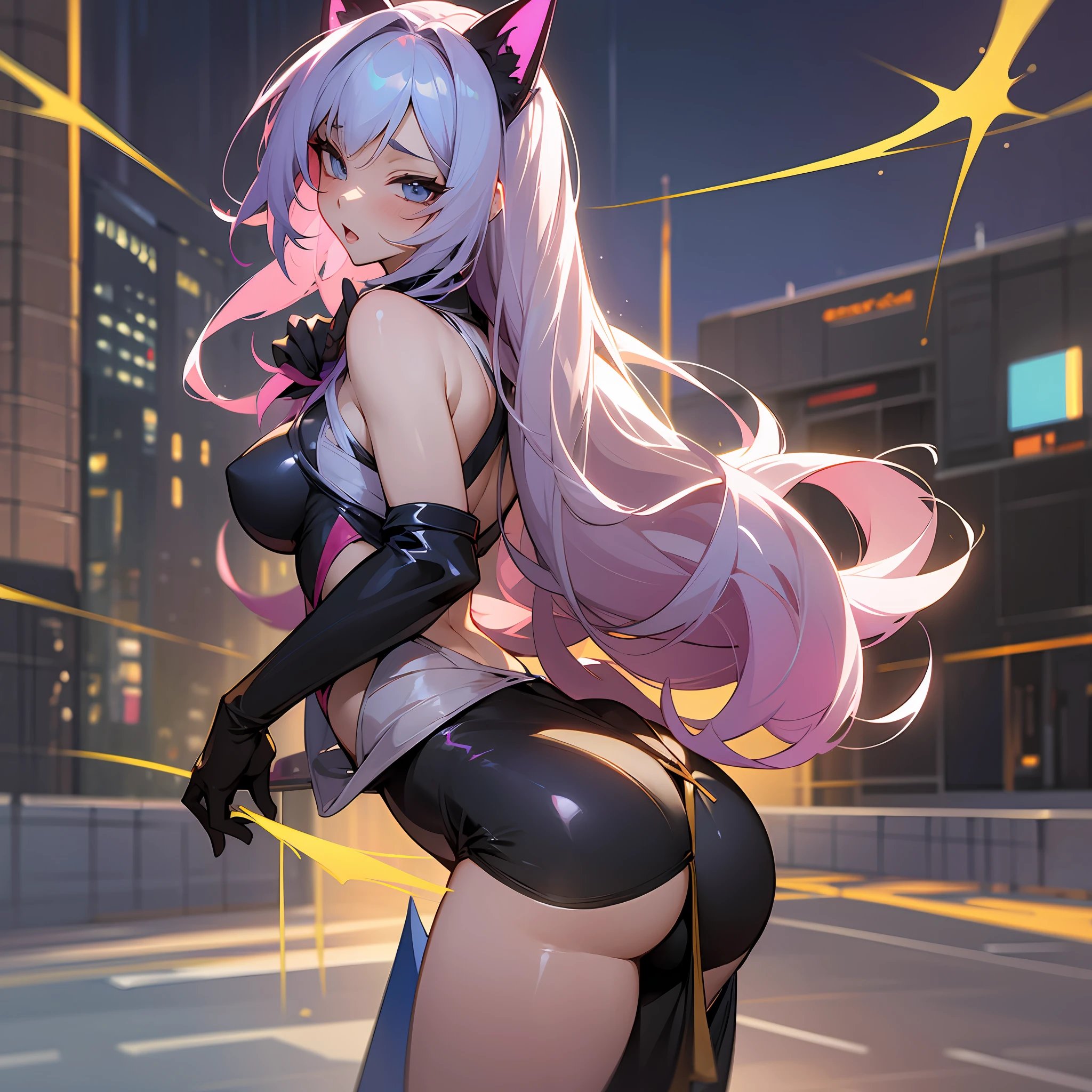 Sexxy cosplay in sexy position hentai anime style Full HD 4k and emphasis on glutes --auto --s2