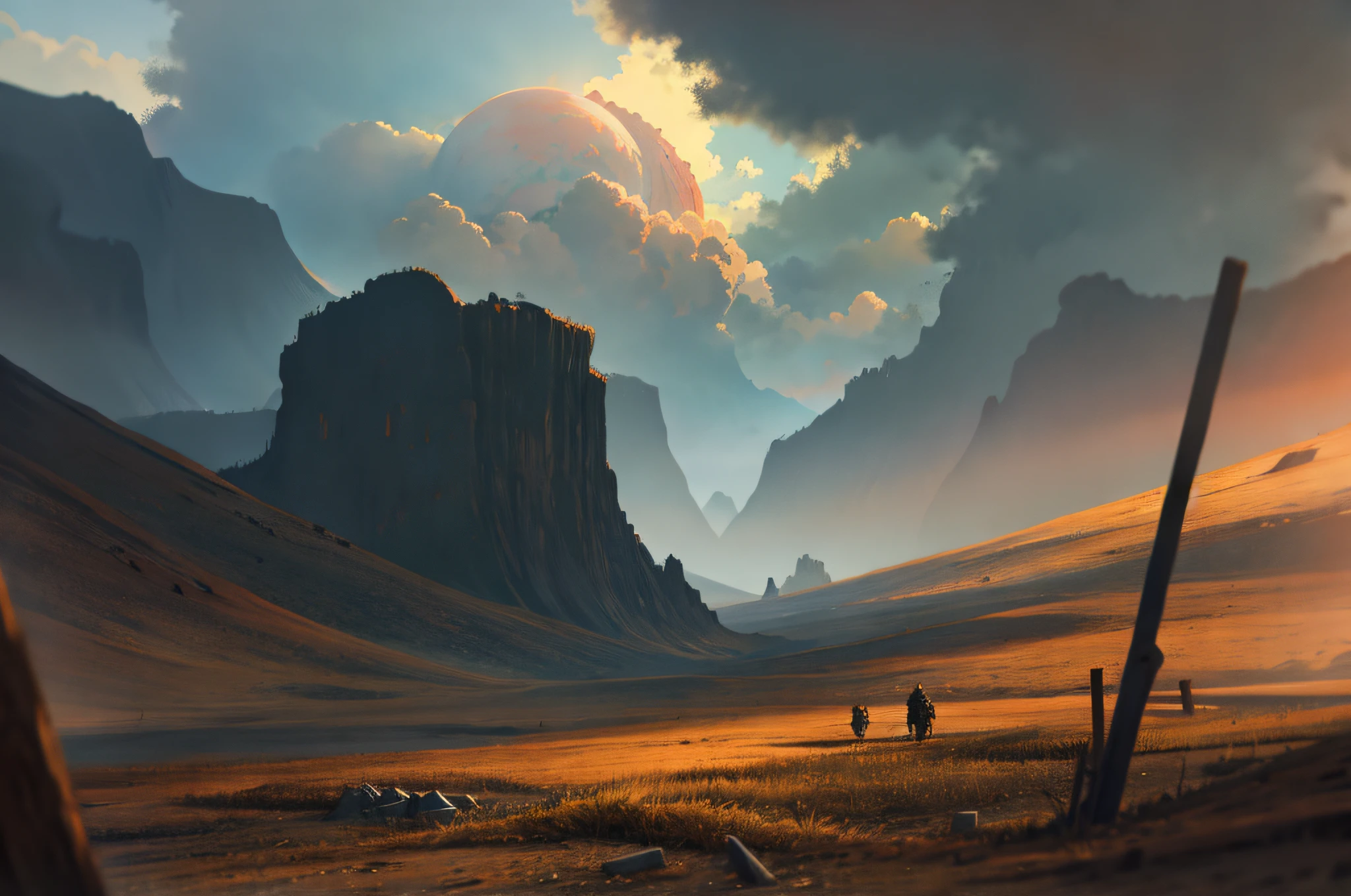 apocalyptic natural landscape