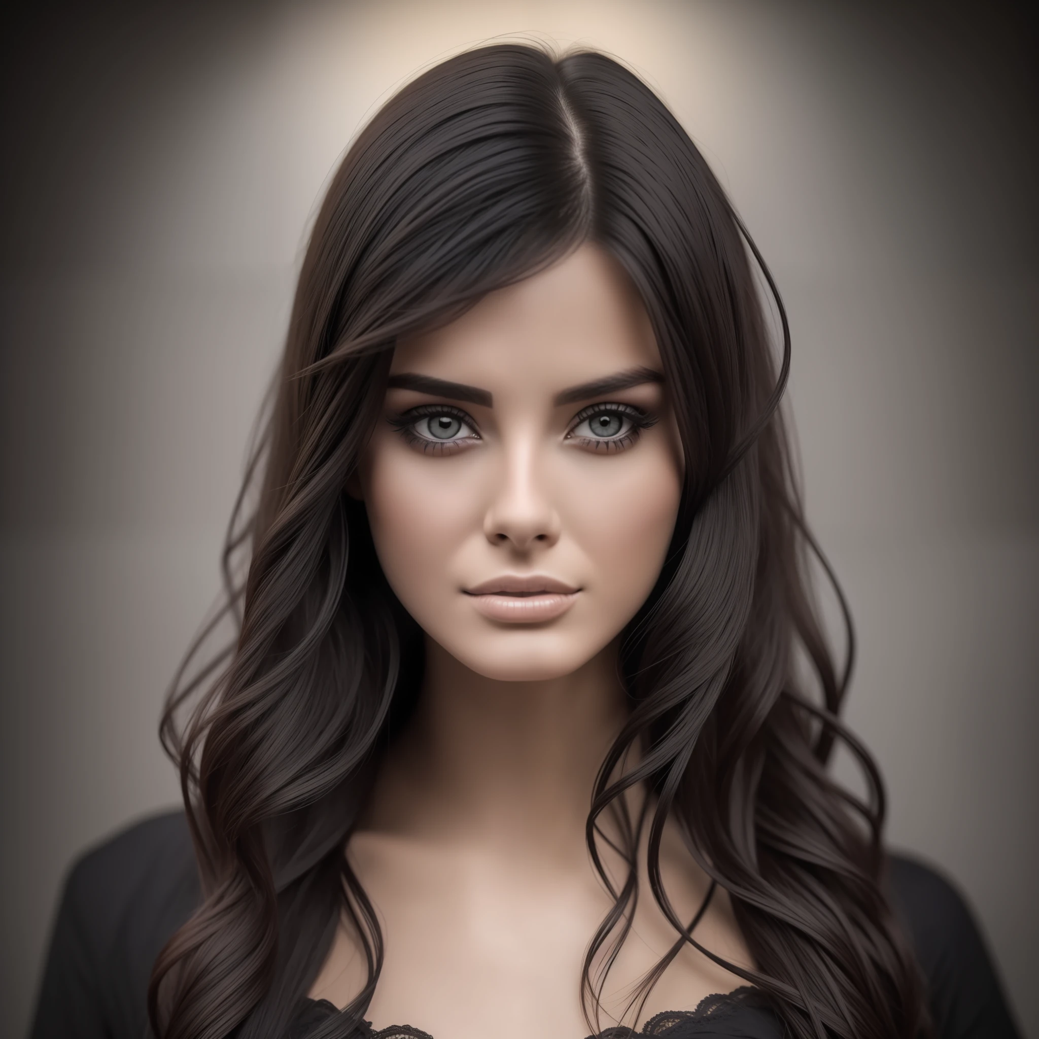 Top quality, best quality, real photo, woman with real skin, realistic, real woman, real woman, american woman, dark hair, dark, horror. --auto --s2
