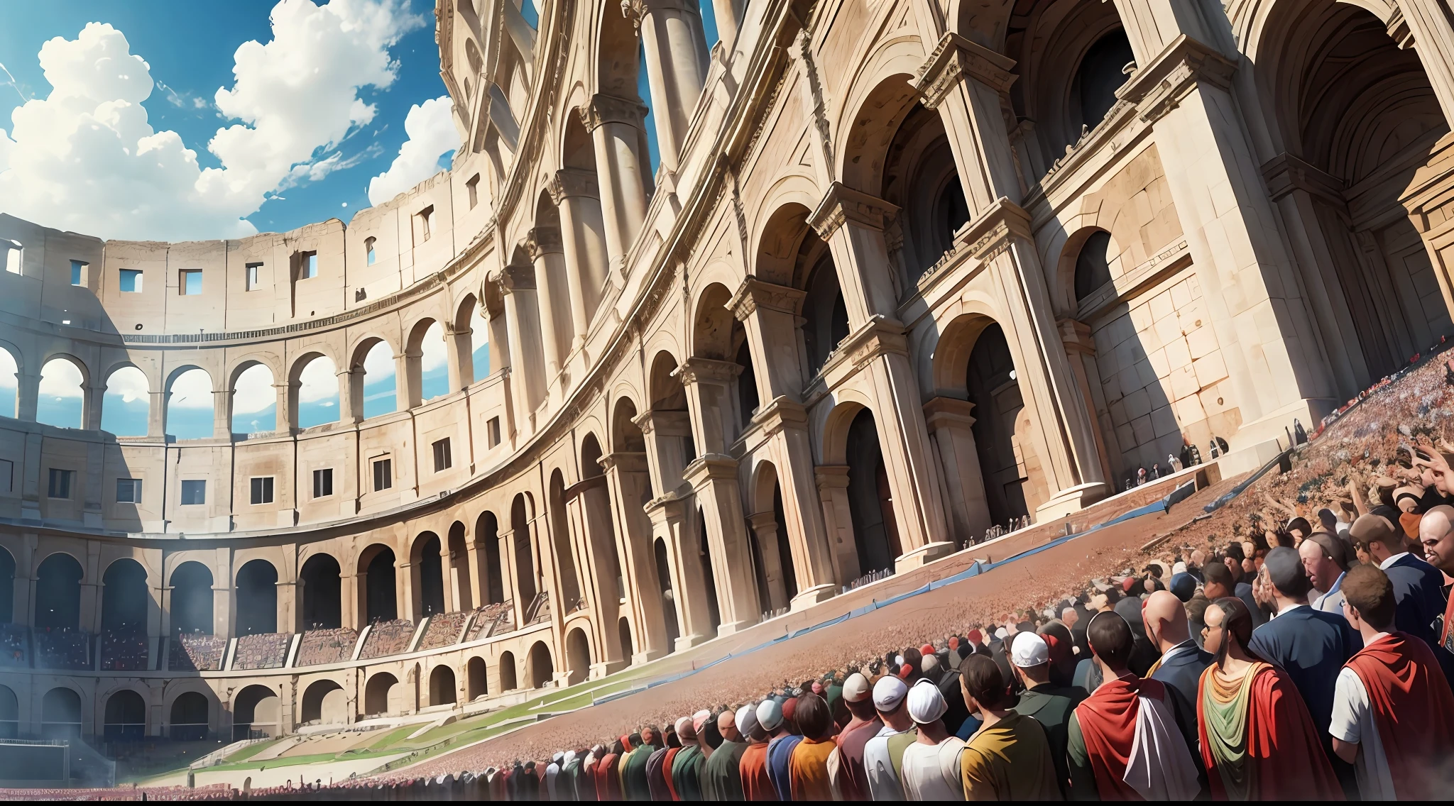 Roman crowd --auto --s2