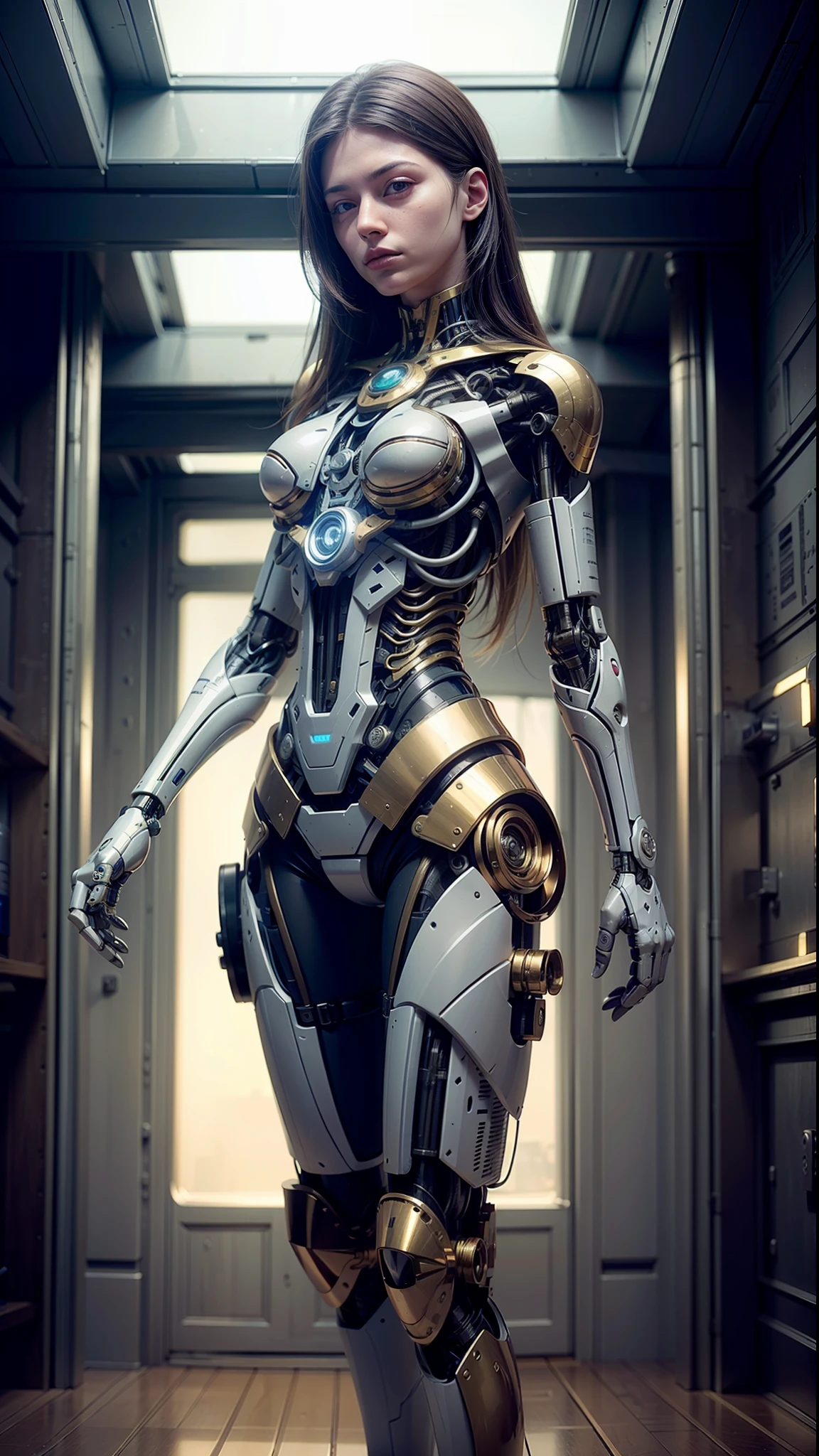((Better quality)), ((masterpiece)), (highly detailed:1.3),reelmech,In a future where technology has reached new frontiers, an innovative innovation known as 'Real Mechanical Parts' has emerged. This revolutionary LoRa (Low Orbit Remote Access) technology enables the seamless integration of cybernetic and robotic enhancements into a human model, resulting in surprisingly detailed and realistic images that blur the boundaries between man and machine. Enter a world where the line between organic and synthetic beings becomes increasingly indistinguishable. "Real Mechanical Parts" technology enables individuals to transcend their biological limitations and embrace a new era of enhanced capabilities. Whether it's the precision and strength of robotic limbs, the computational power of cybernetic implants, or the sensory enhancements that bridge the gap between humans and machines, these mechanical augmentations offer unprecedented possibilities. As society grapples with the ethical implications and social impact of this innovative technology, a multitude of stories unfold. The narrative delves into the personal journeys of those who choose to undergo transformation, exploring their motivations, aspirations, and the profound consequences of merging with technology. The images produced through 'Real Mechanical Parts' capture the intricate details and nuances of these cybernetic enhancements, depicting a fusion of human and machine that challenges traditional notions of identity and existence. In addition to personal stories, larger themes emerge within this world. Questions arise about the accessibility and accessibility of this transformative technology, the divide between those who embrace augmentation and those who remain purely human, and the ever-present debate about the ethical limits of human-machine integration. The society portrayed in this world deals with the profound implications of "Real Mechanical Parts" as it reshapes