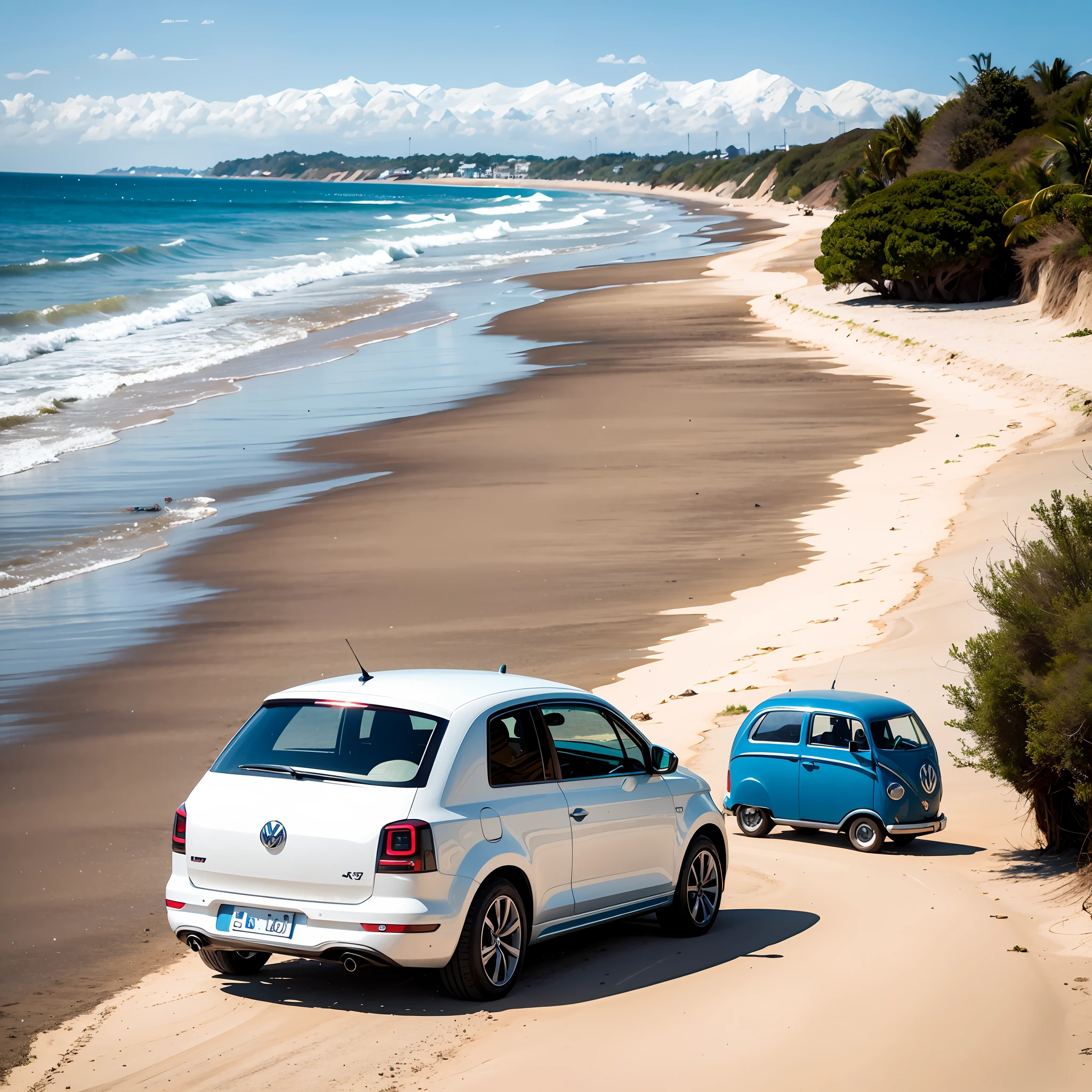 Vw goal on the beach