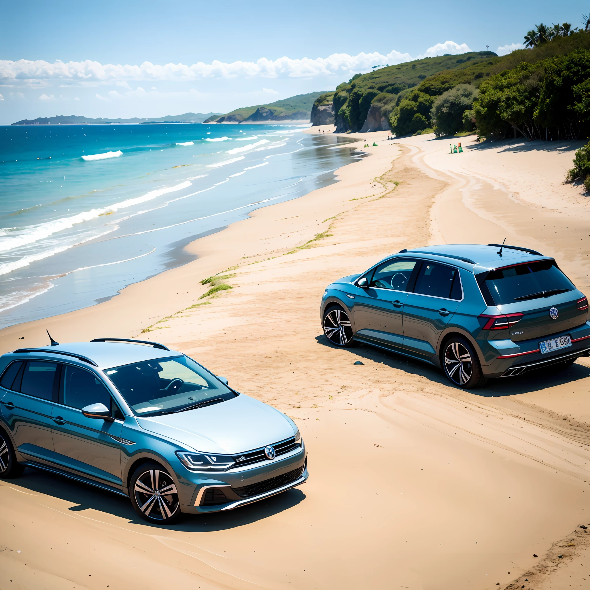 Vw goal on the beach