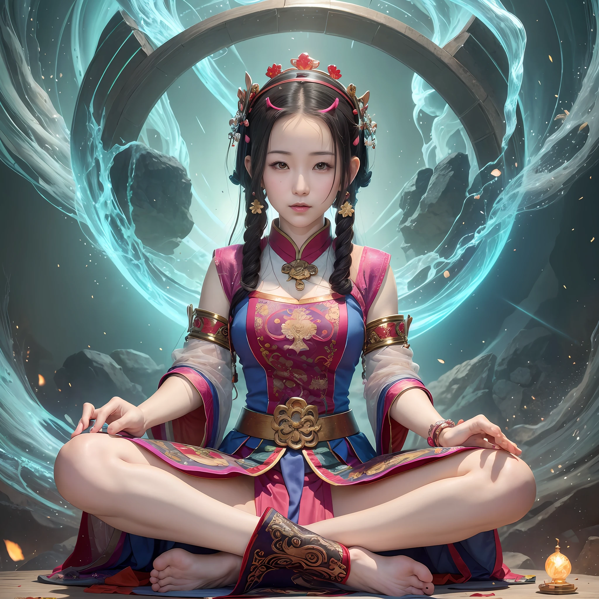 In an alternate reality, Amai Liu will be the queen of feet, ruling a magical realm where her feet will be revered as the source of all power and wisdom. Her followers will worship her and make offerings on her feet, asking for her blessing and guidance.