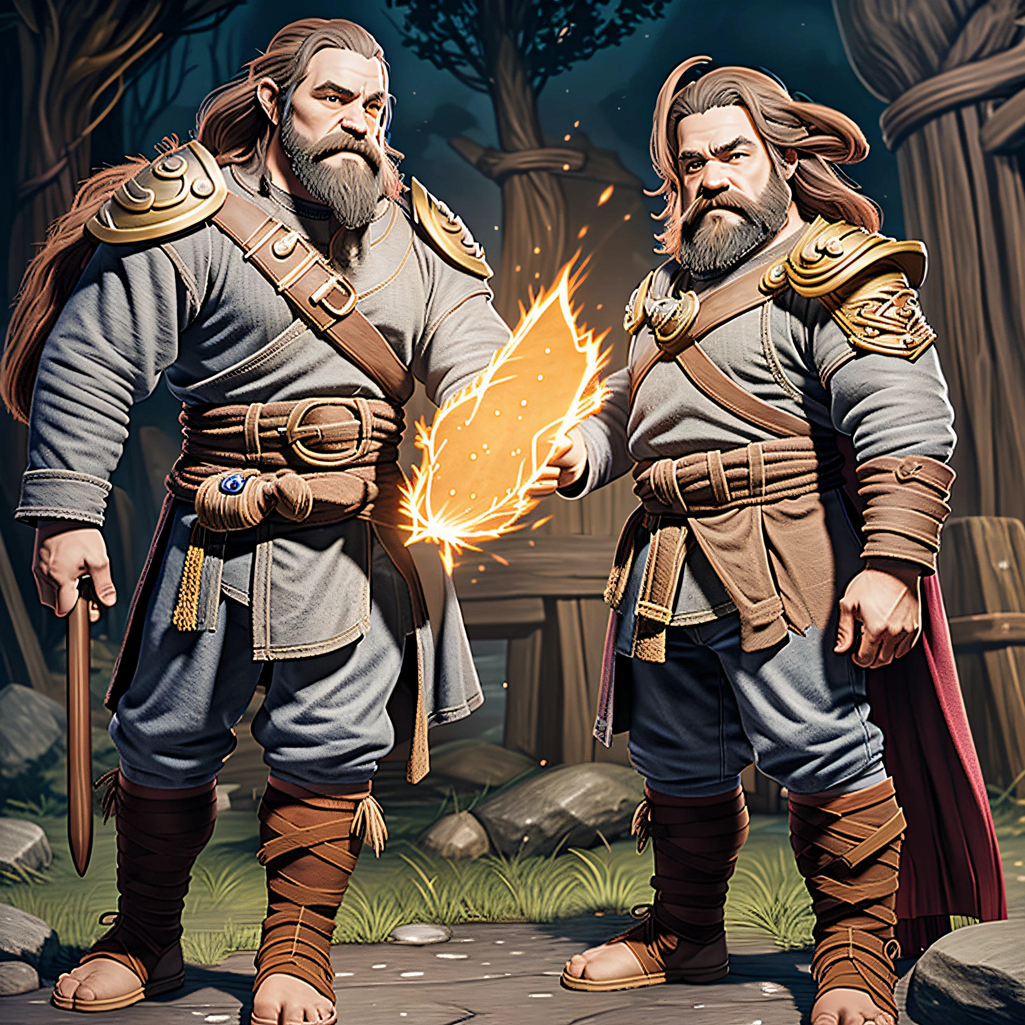 Dwarf race RPG character